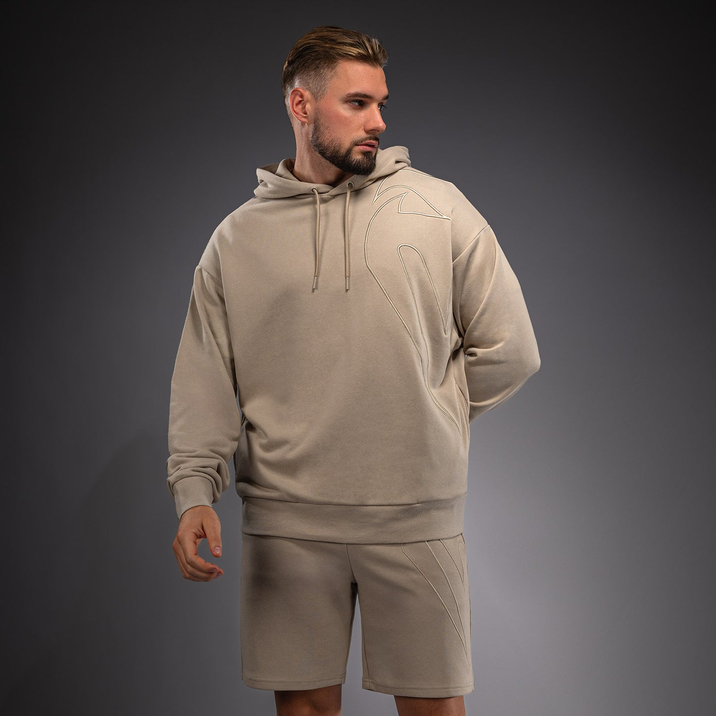 Venum Giant 3D 후디 – 라이트 베이지