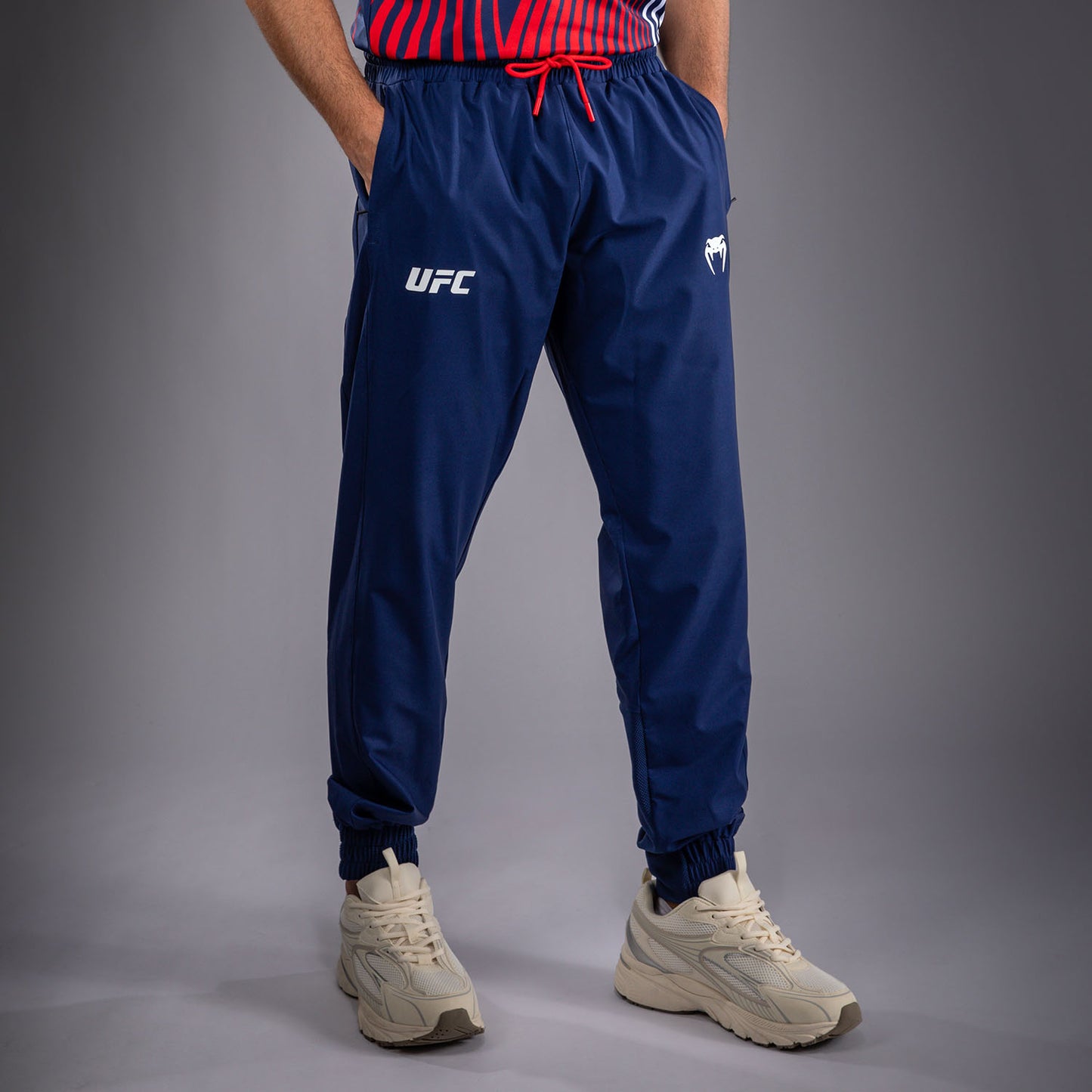 Official UFC Freedom 250 by Venum 남성용 Authentic Fight Night 워크아웃 팬츠 - 블루