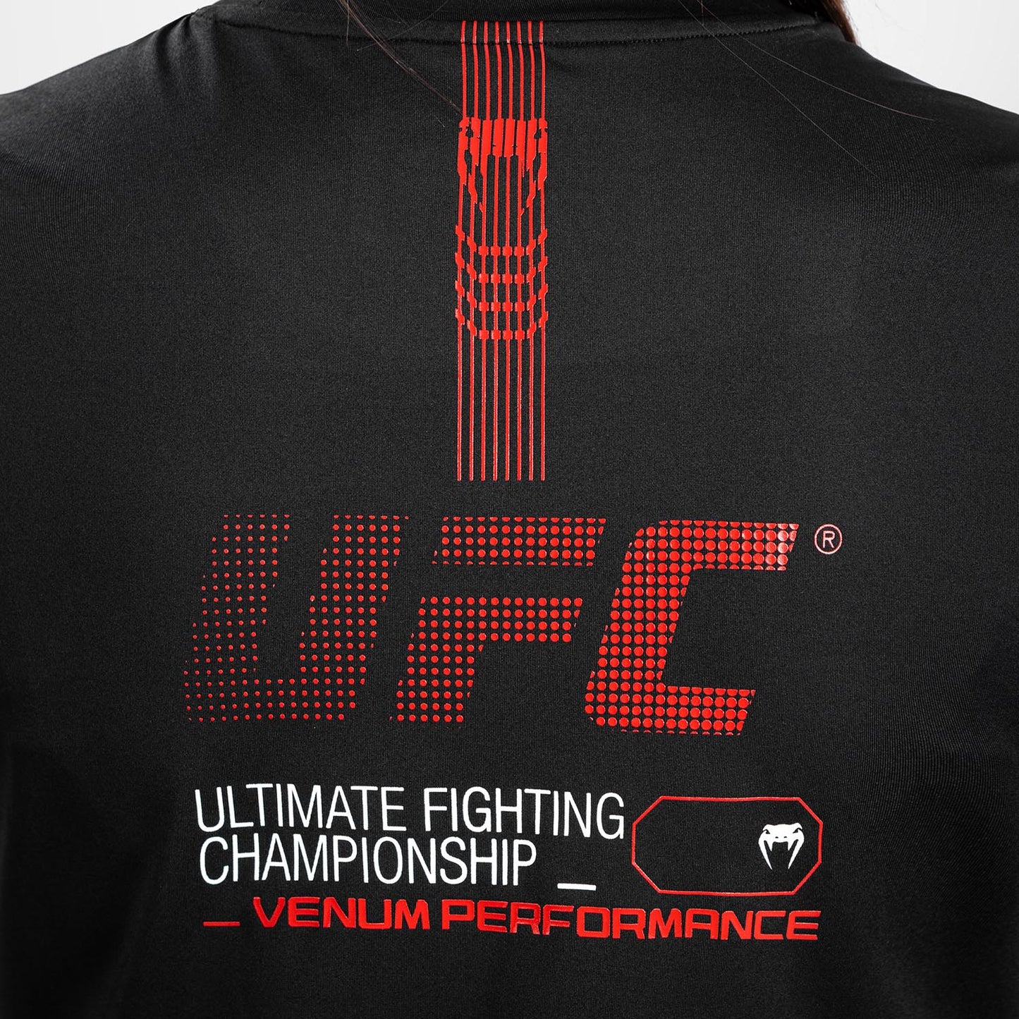 UFC Adrenaline by Venum Fight Week 여성용 드라이 테크 티셔츠 – 블랙