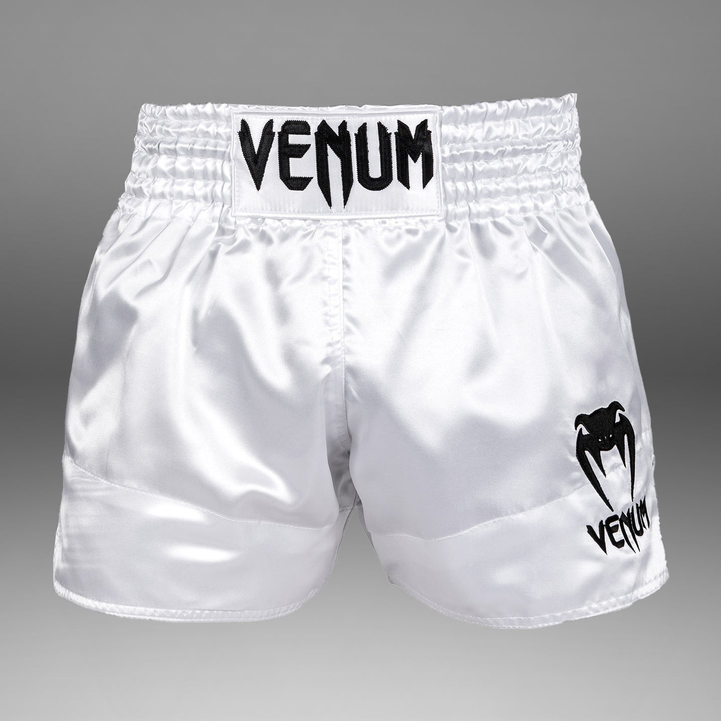 Venum Classic 무에타이 쇼츠 – 화이트/블랙