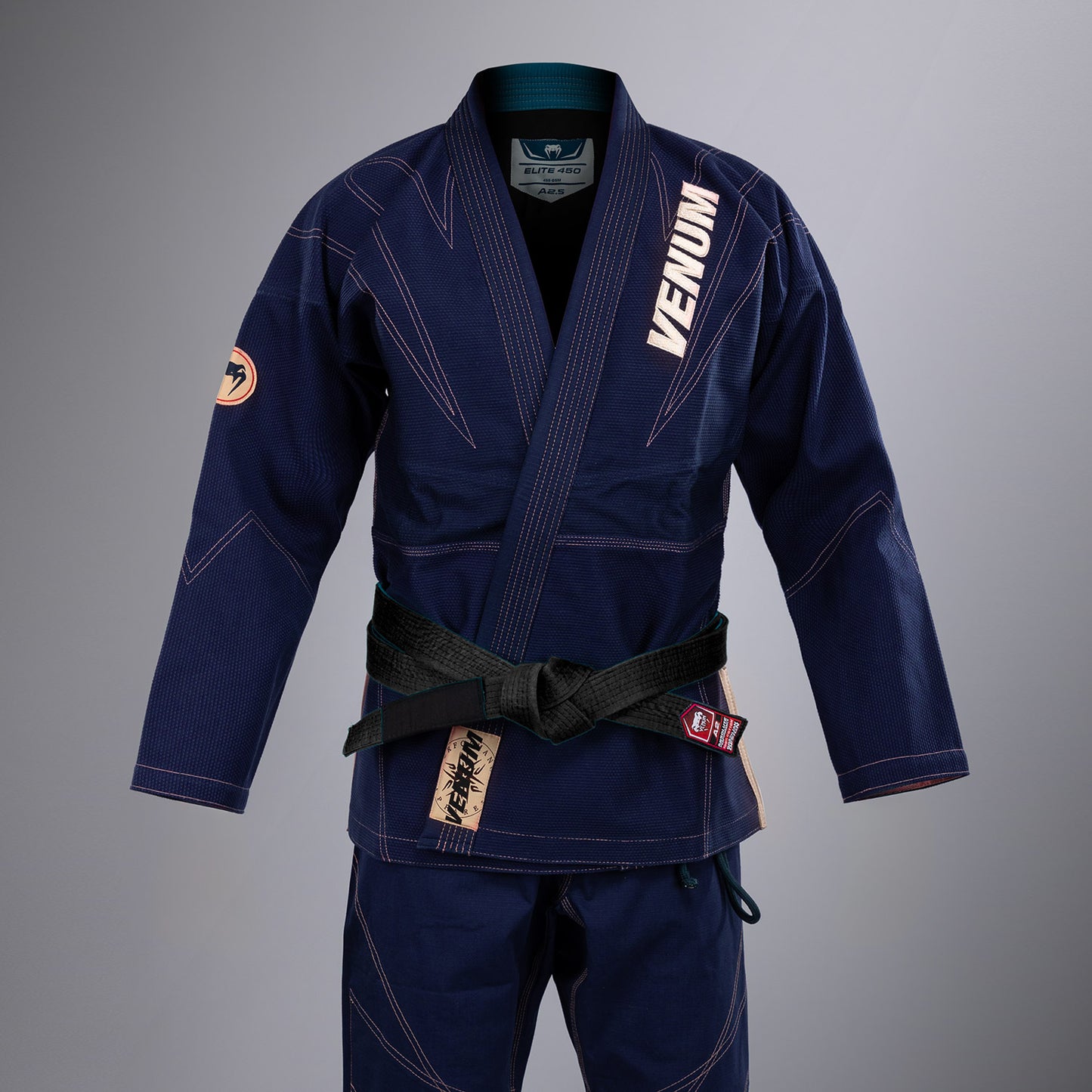 Venum Elite 5.0 브라질리언 주짓수 도복 (450 gsm) – 네이비