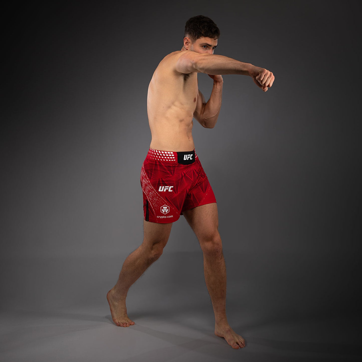 남성용 UFC Zenith by Venum 레드 어센틱 파이트 나이트 파이트 쇼츠