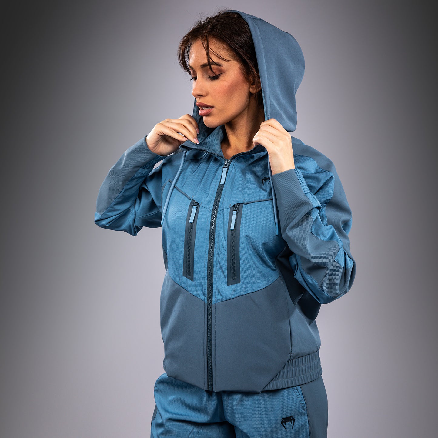 Venum Women Laser 3.0 트랙 자켓 – 블루