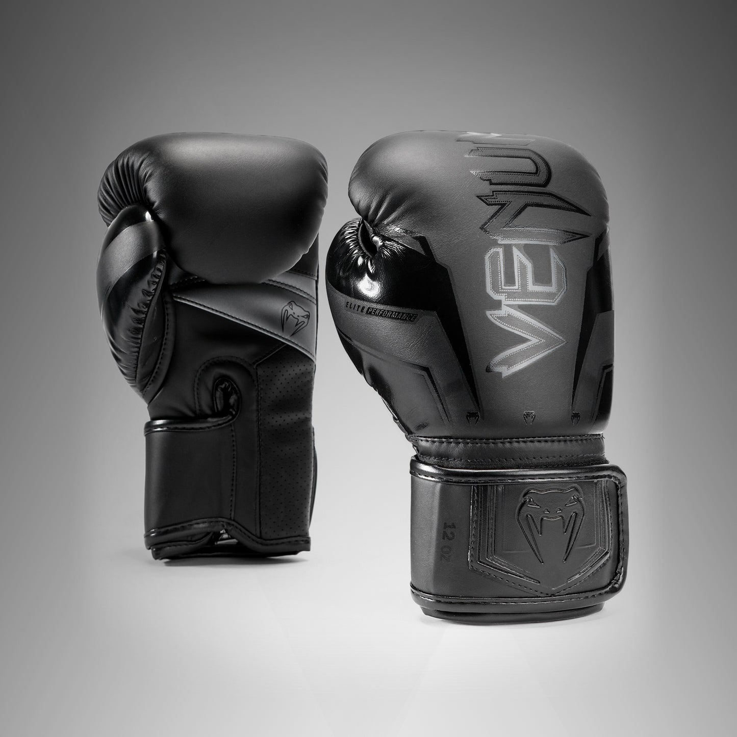 Venum Elite Evo 복싱 글러브 – 블랙/블랙