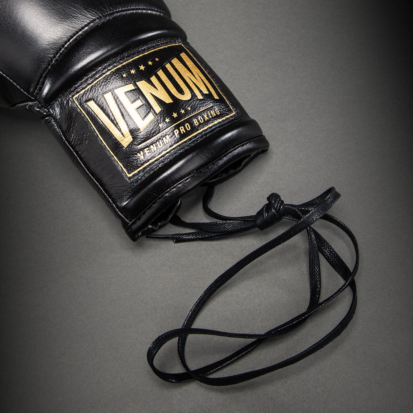 Venum Giant 2.0 Mike Tyson Pro 복싱 글러브 레이스 포함 – 블랙/골드