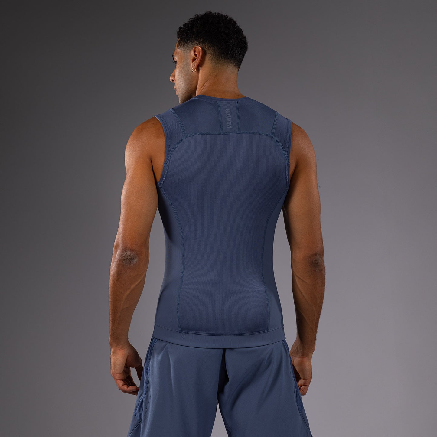 Venum G-Fit Air 남성용 민소매 래쉬가드 – 포기 블루