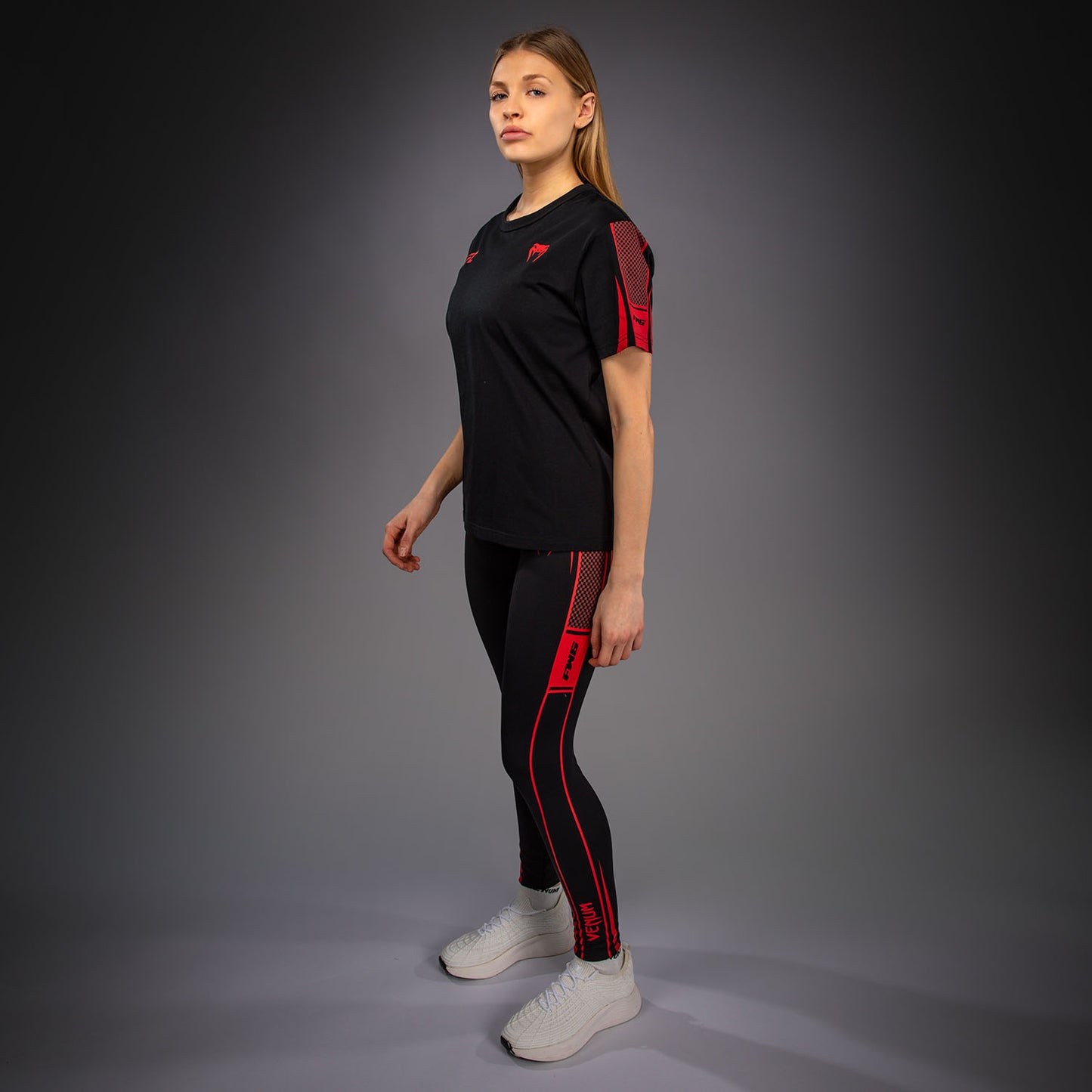 Venum UFC Unity by Venum Authentic Fight Week 여성 반팔 티셔츠 - 블랙