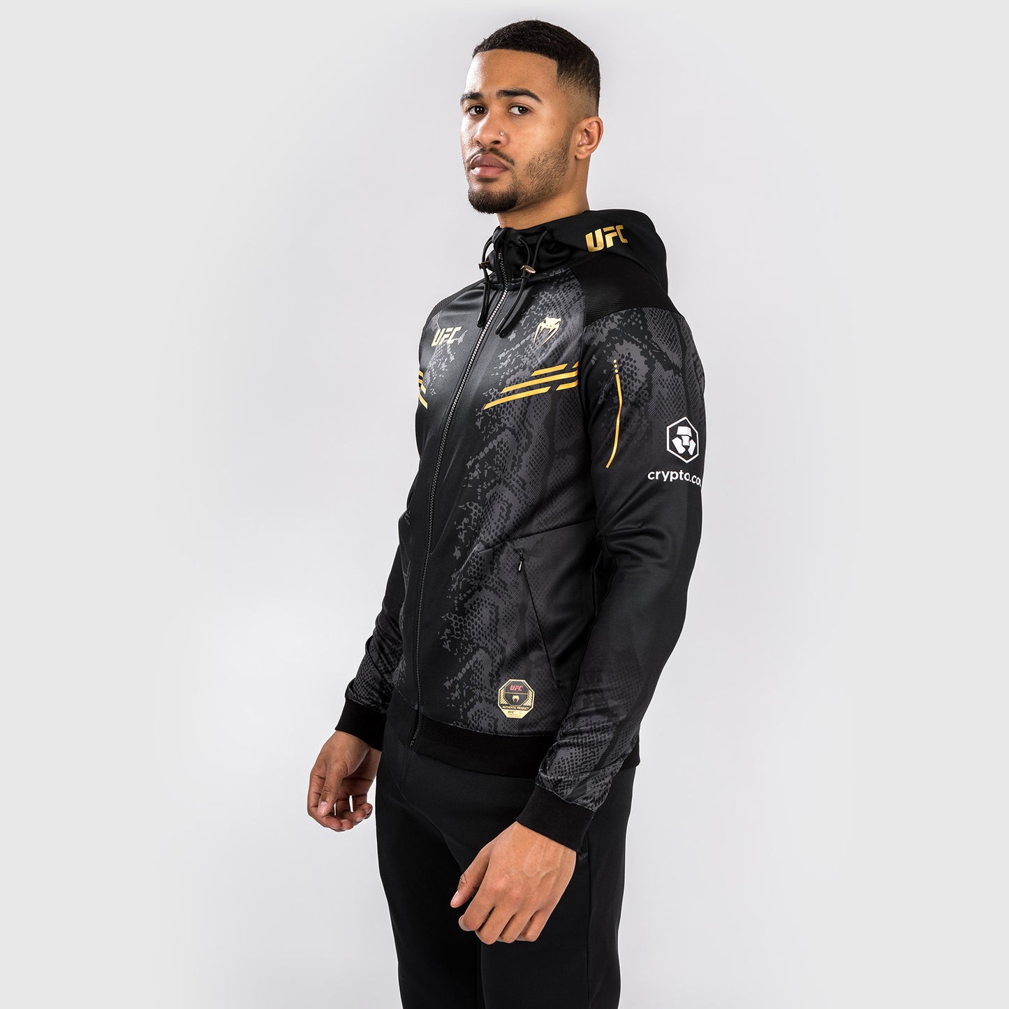 UFC Adrenaline by Venum Authentic Fight Night 남성용 워크아웃 후디 – 챔피언