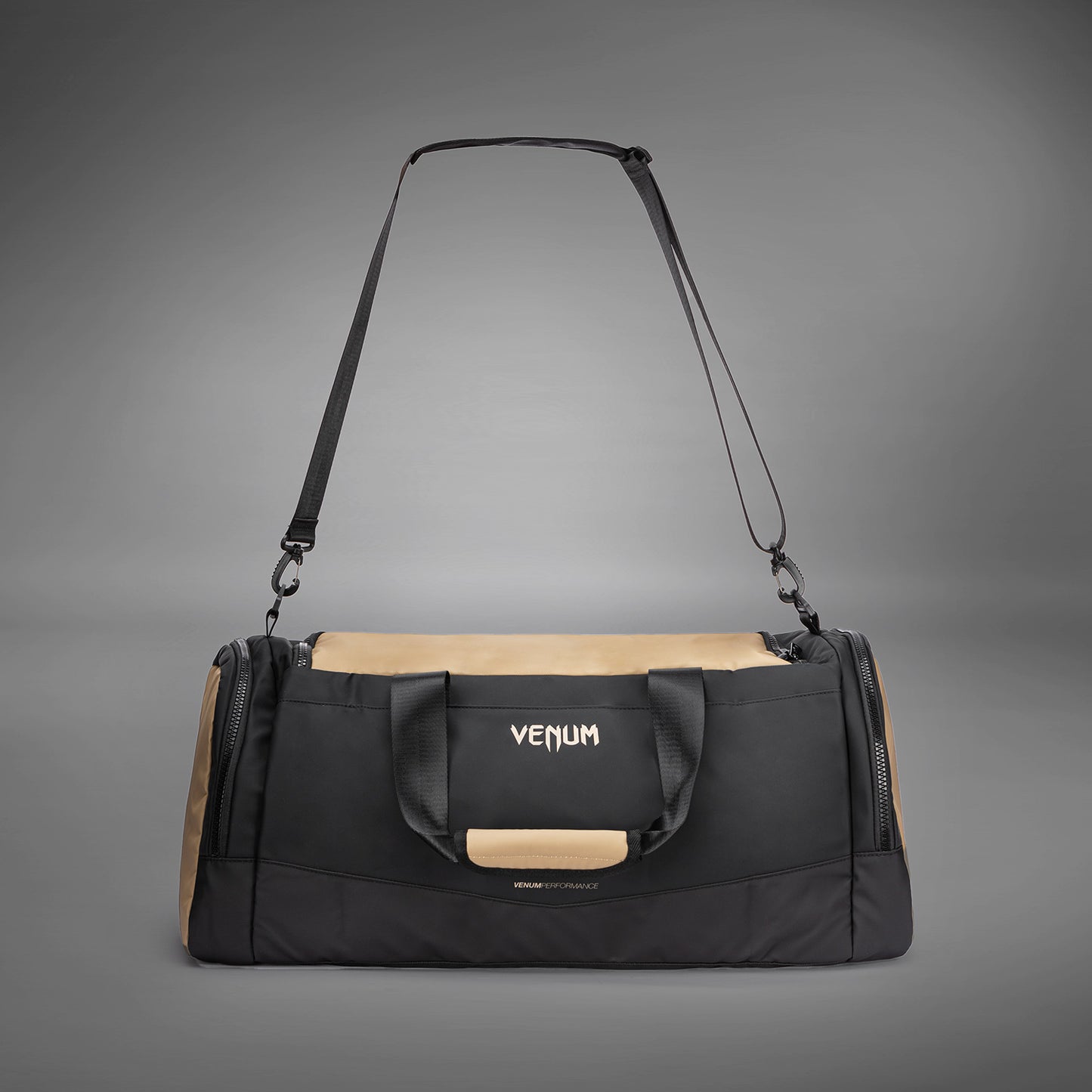 Venum Evo 2 Trainer Lite 더플 백 (55-63L) – 블랙/샌드