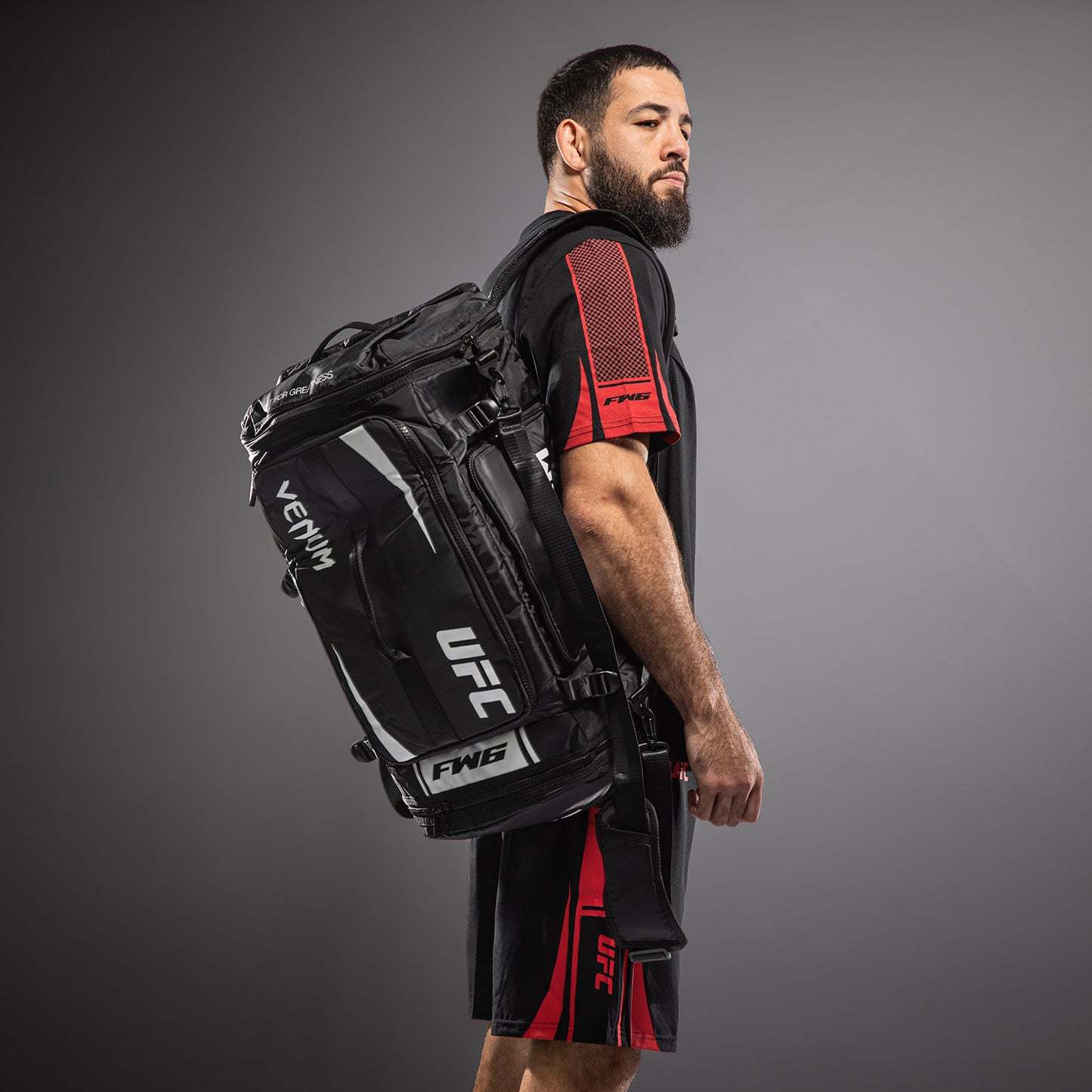 UFC Unity by Venum Authentic Fight Week 기어 백 – 블랙/화이트