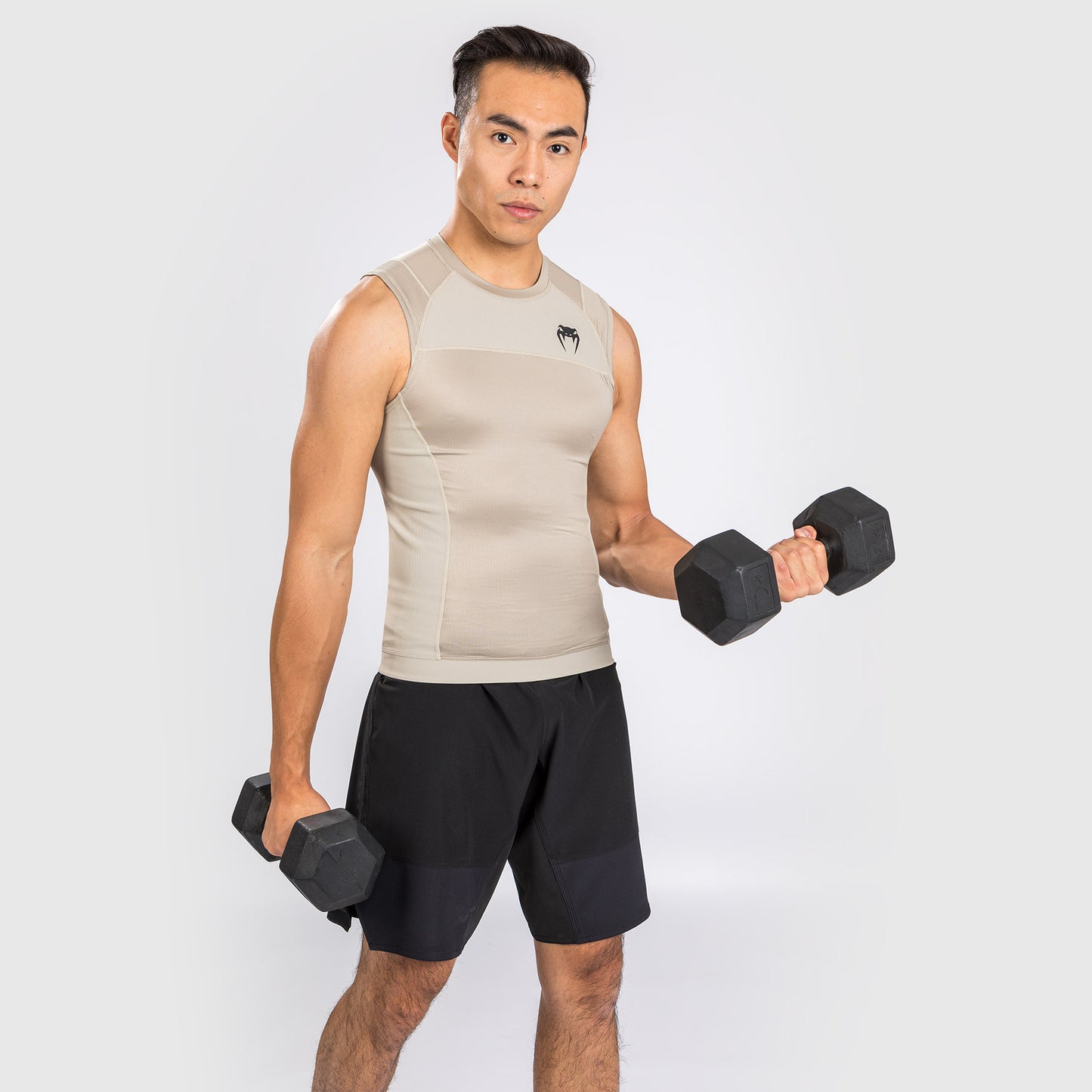 Venum G-Fit Air 래쉬가드 민소매 – 샌드