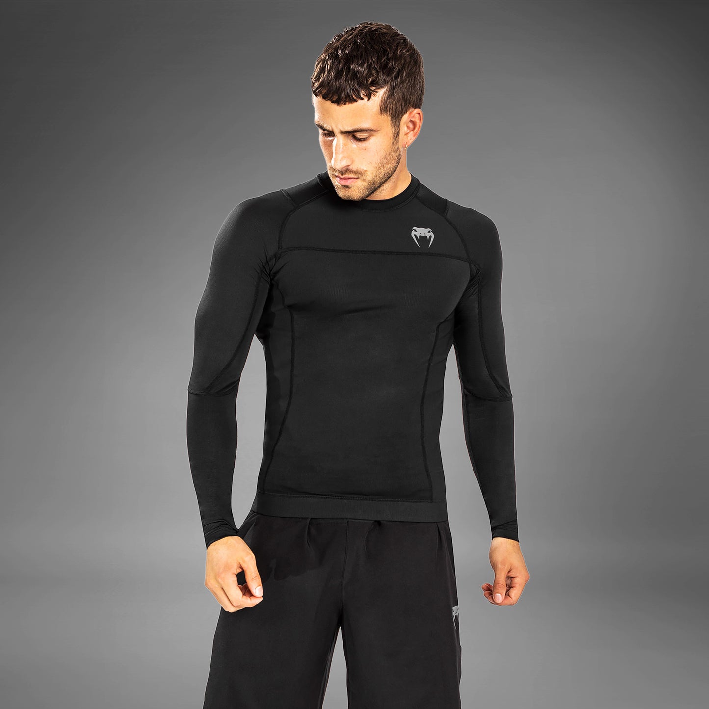 Venum G-Fit Air 래쉬가드 긴팔 – 블랙