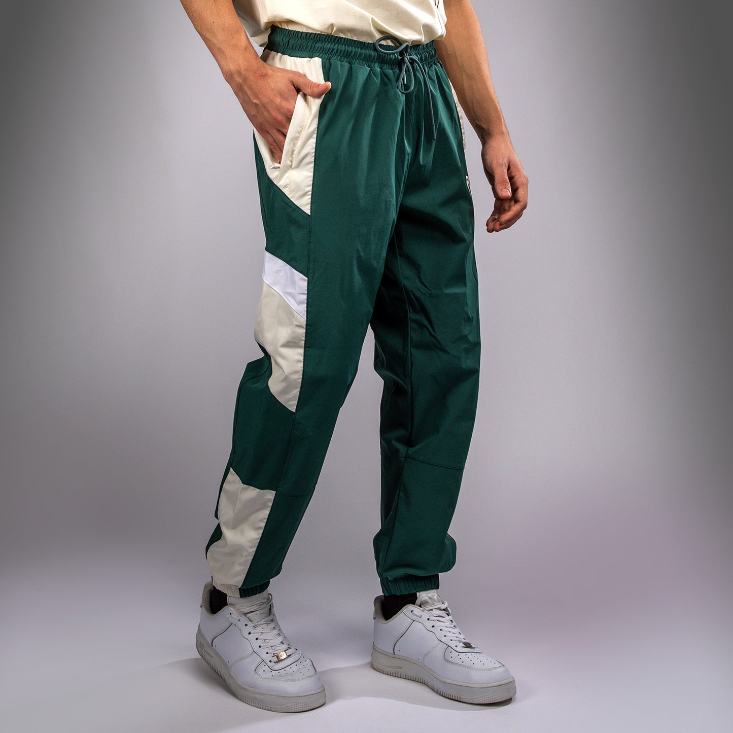 Venum Attack 90 트랙수트 팬츠 – 포레스트 그린/아이스