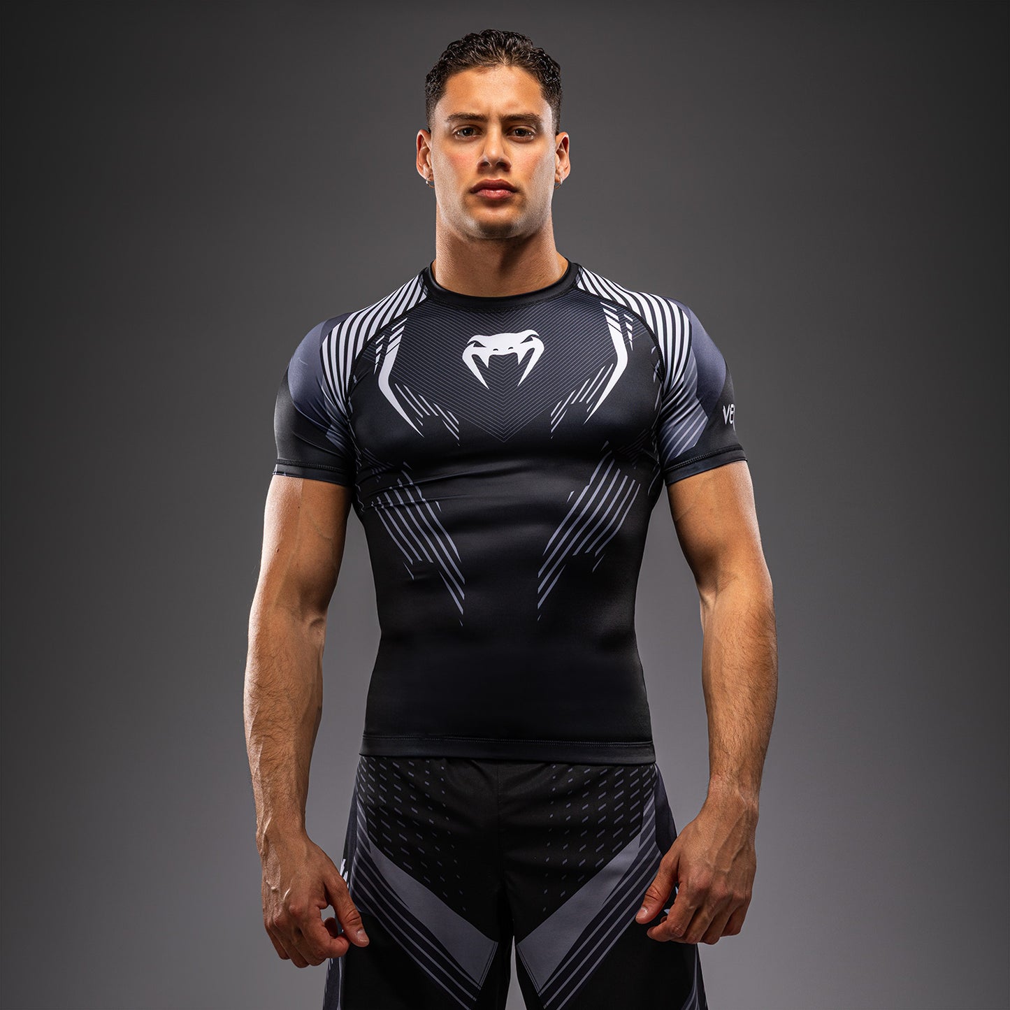 NO-GI 6.0 반팔 래쉬가드 블랙/화이트
