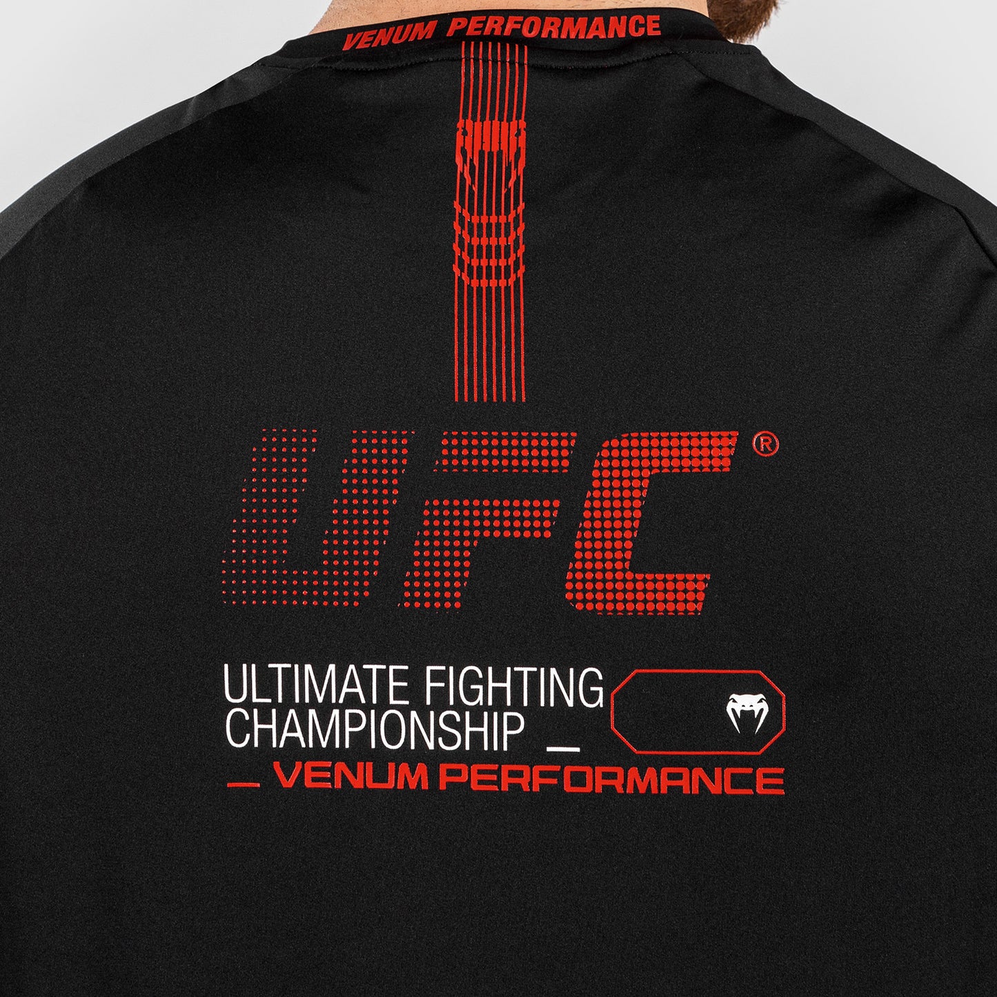 UFC Adrenaline by Venum Fight Week 남성용 드라이 테크 티셔츠 – 블랙