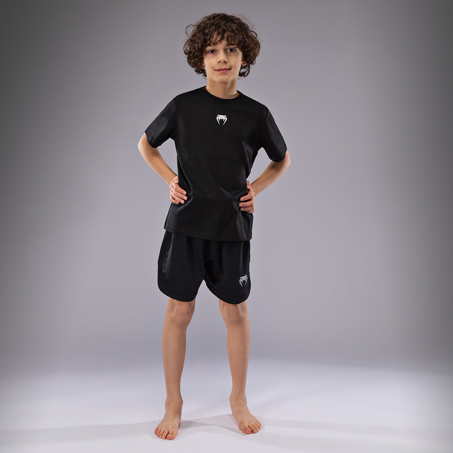 Venum Contender 키즈 코튼 티셔츠 – 블랙