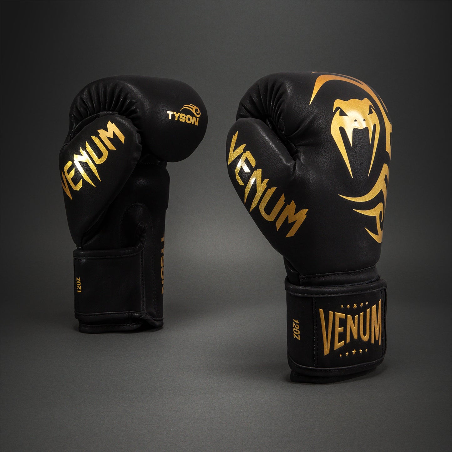 Venum Mike Tyson Replica 복싱 글러브 – 블랙/골드