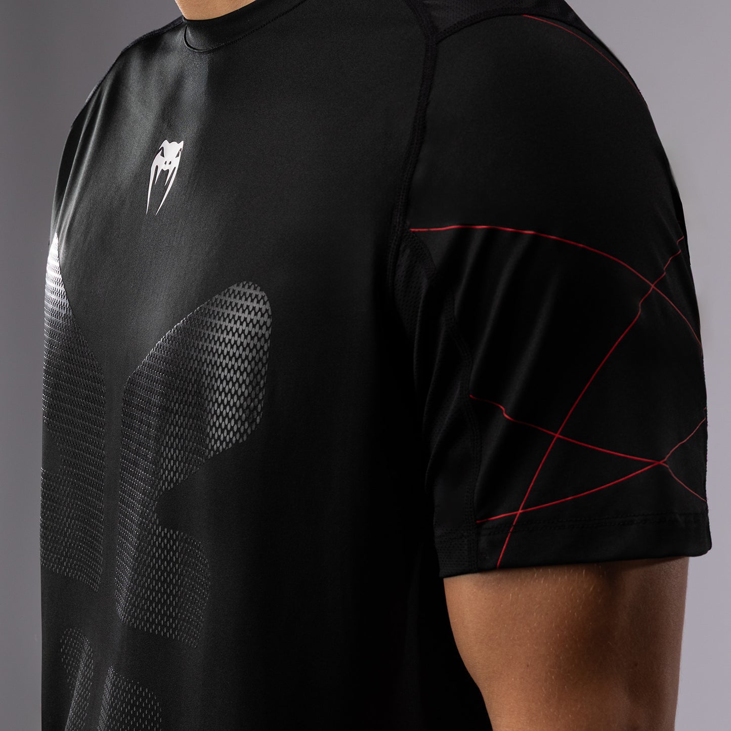 Venum Tactical XT 남성용 드라이 테크 – 블랙/파이어 레드