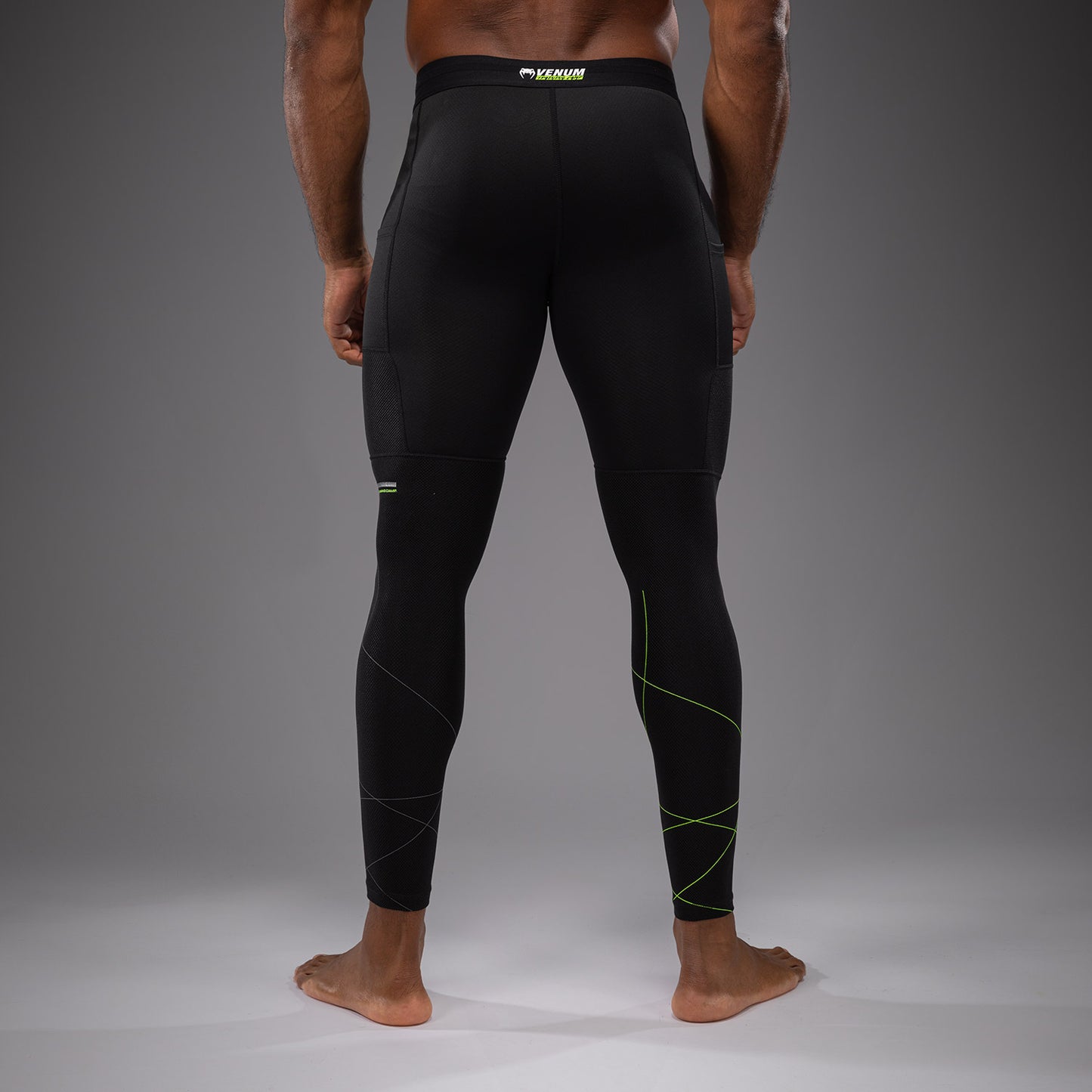 Venum Training Camp 4.0 스패츠 – 블랙/네온 옐로우