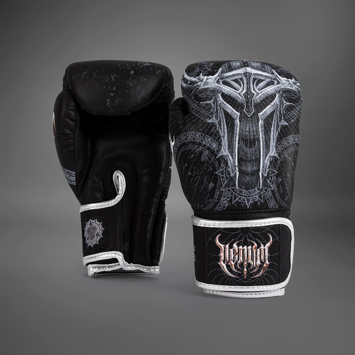 Venum Gladiator 5.0 복싱 글러브 – 블랙/실버