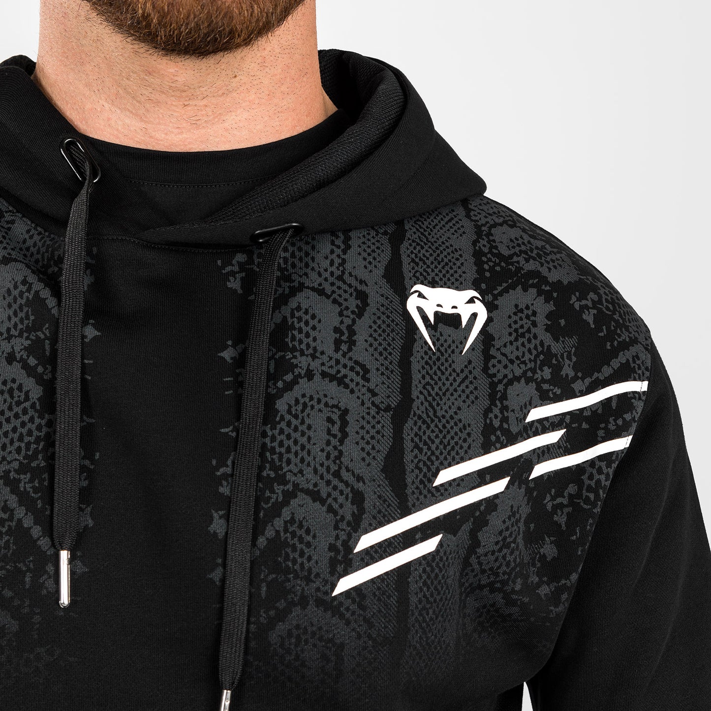 UFC Adrenaline by Venum Replica 남성용 풀오버 후디 – 블랙