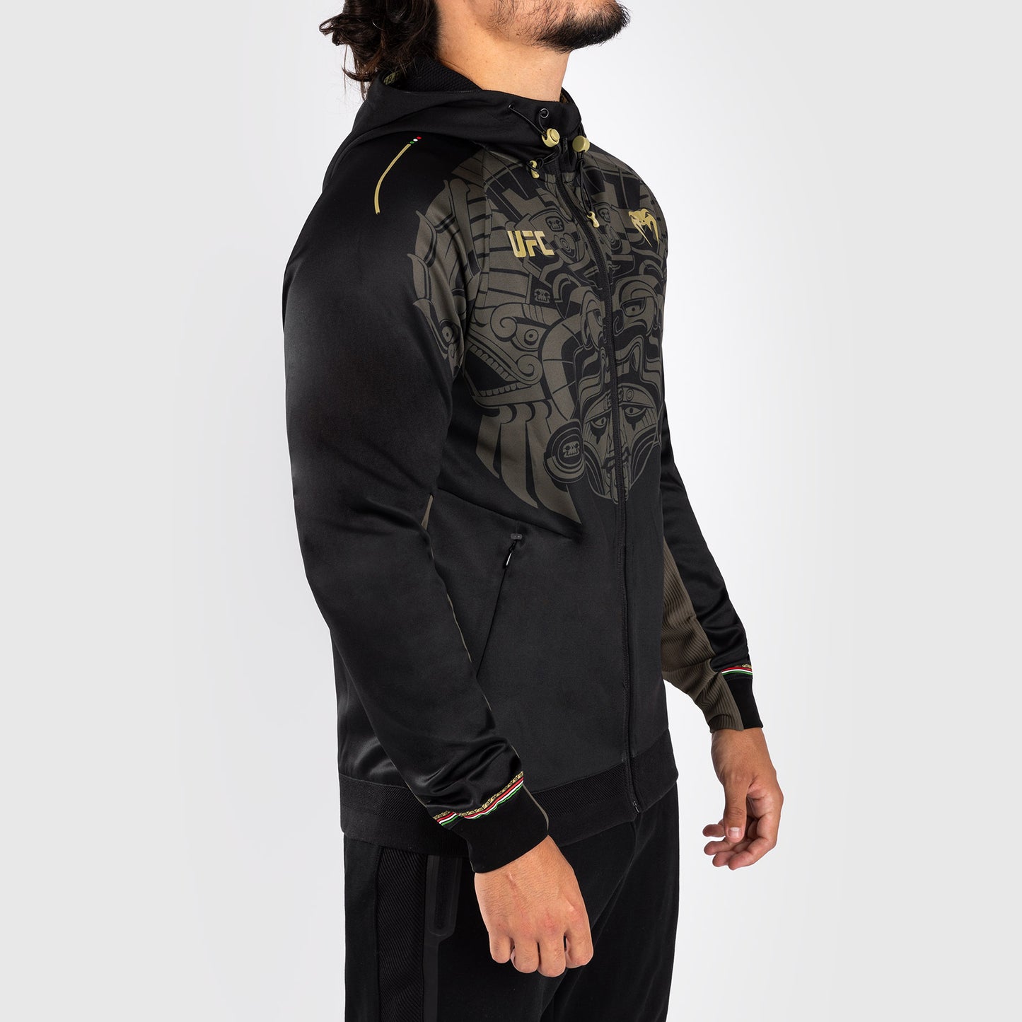 Noche UFC By Venum Authentic Fight Night 남성용 워크아웃 후디 – 블랙