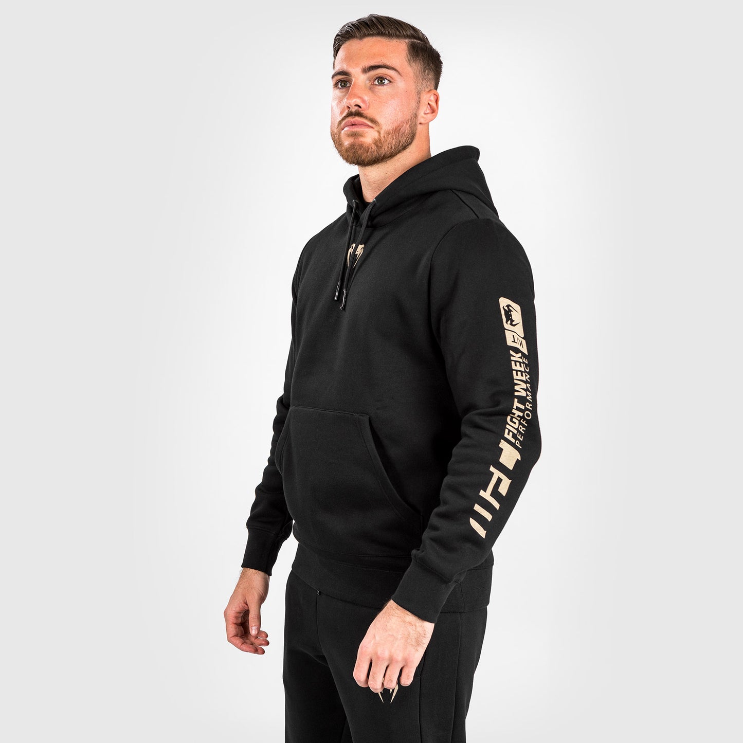 UFC Adrenaline by Venum Fight Week 남성용 풀오버 후디 – 블랙