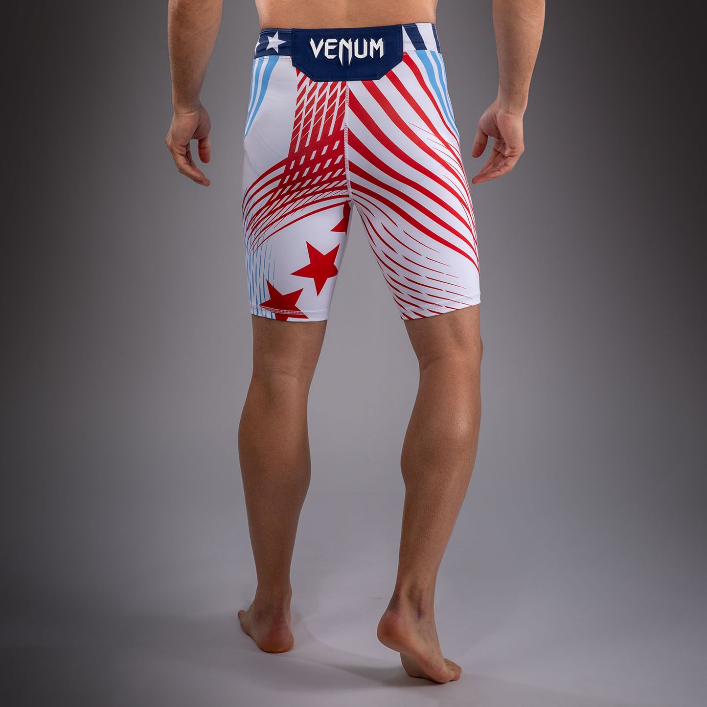 Official UFC Freedom 250 by Venum 남성용 Authentic Fight Night 발리 투도 쇼츠 - 화이트
