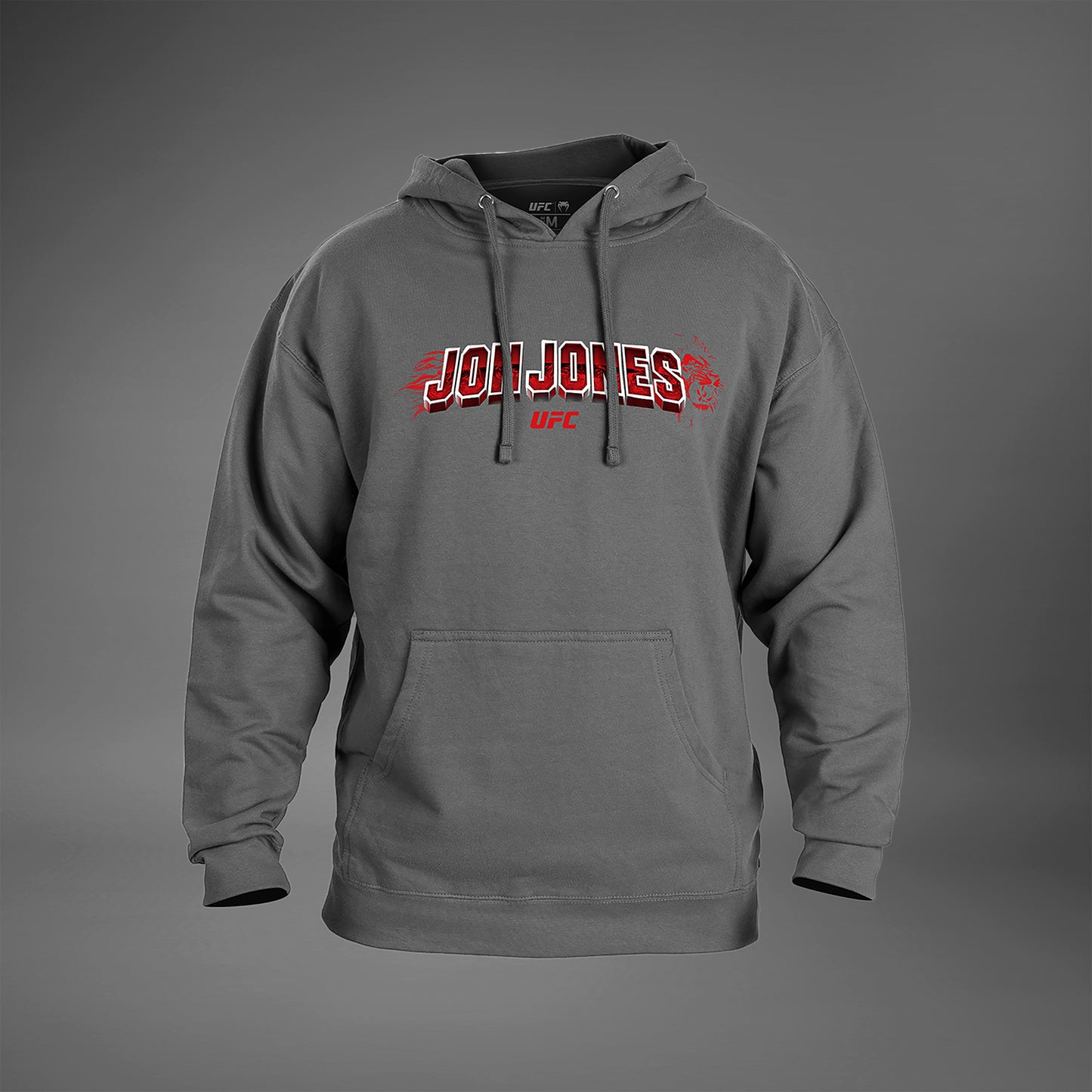 Men's UFC Unrivaled by Venum 헤더 그레이 Jon Jones 후디