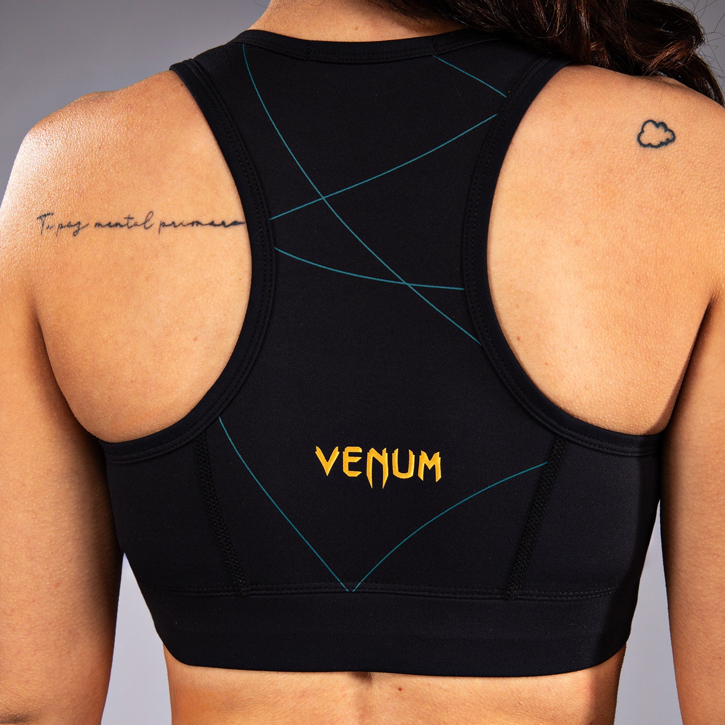 Venum Tactical XT 스포츠 브라 – 블랙/포레스트 그린
