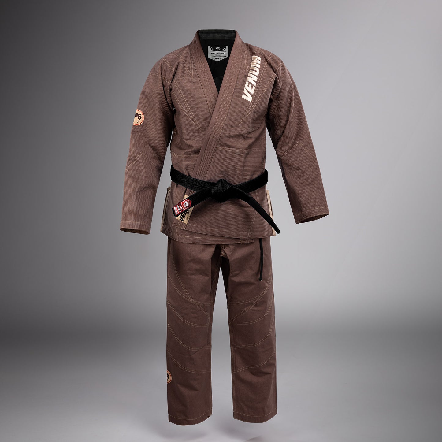 Venum Elite 5.0 브라질리언 주짓수 도복 (450 gsm) – 초콜릿 브라운