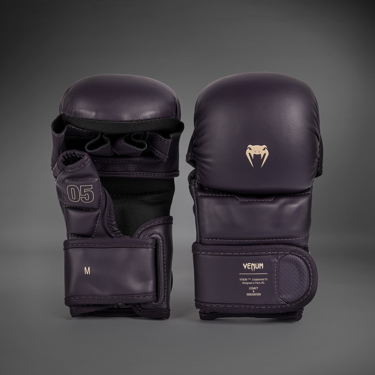 Venum Impact Evo MMA 스파링 글러브 – 다크 퍼플