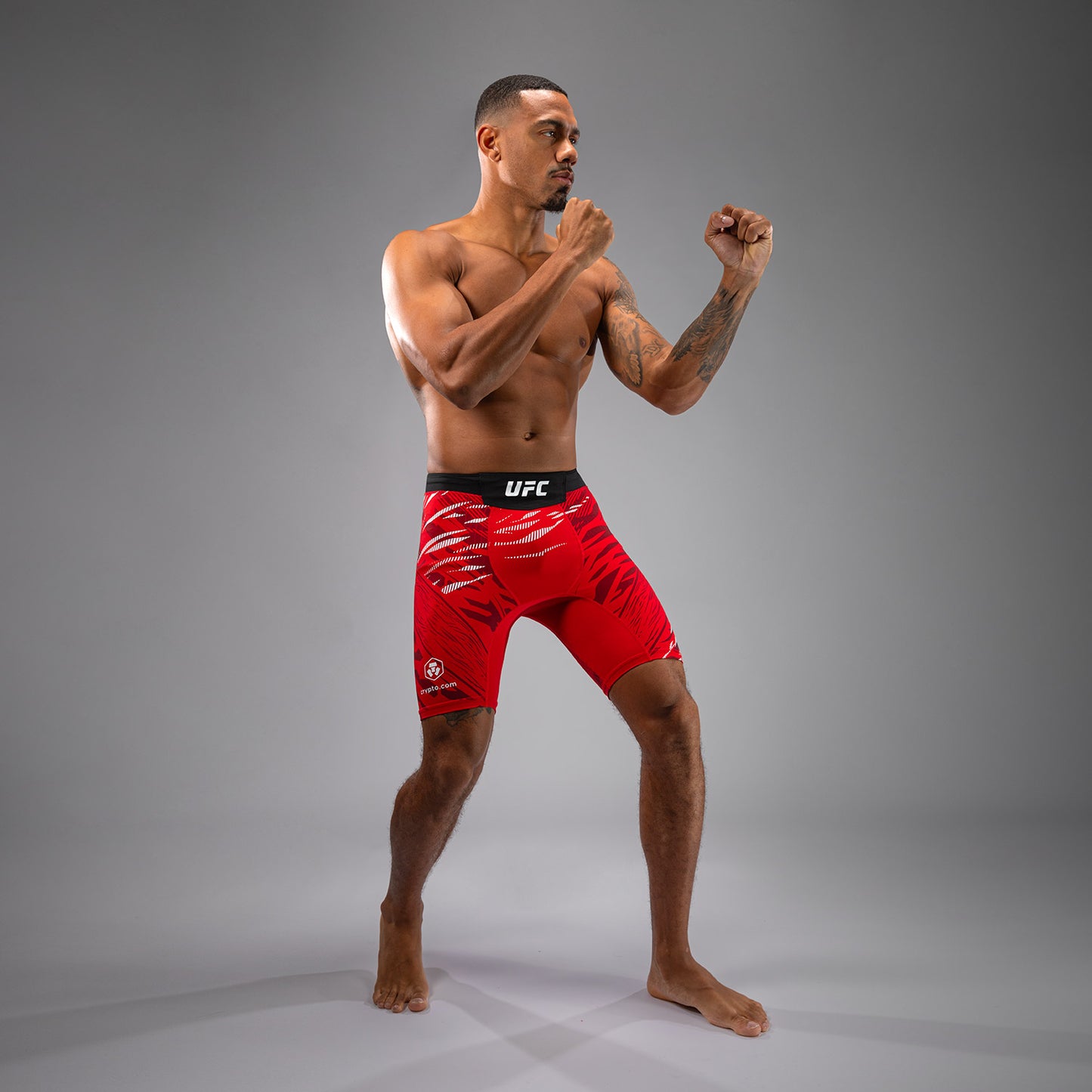 UFC Fusion by Venum Authentic Fight Night 남성용 발리 투도 쇼츠 – 레드