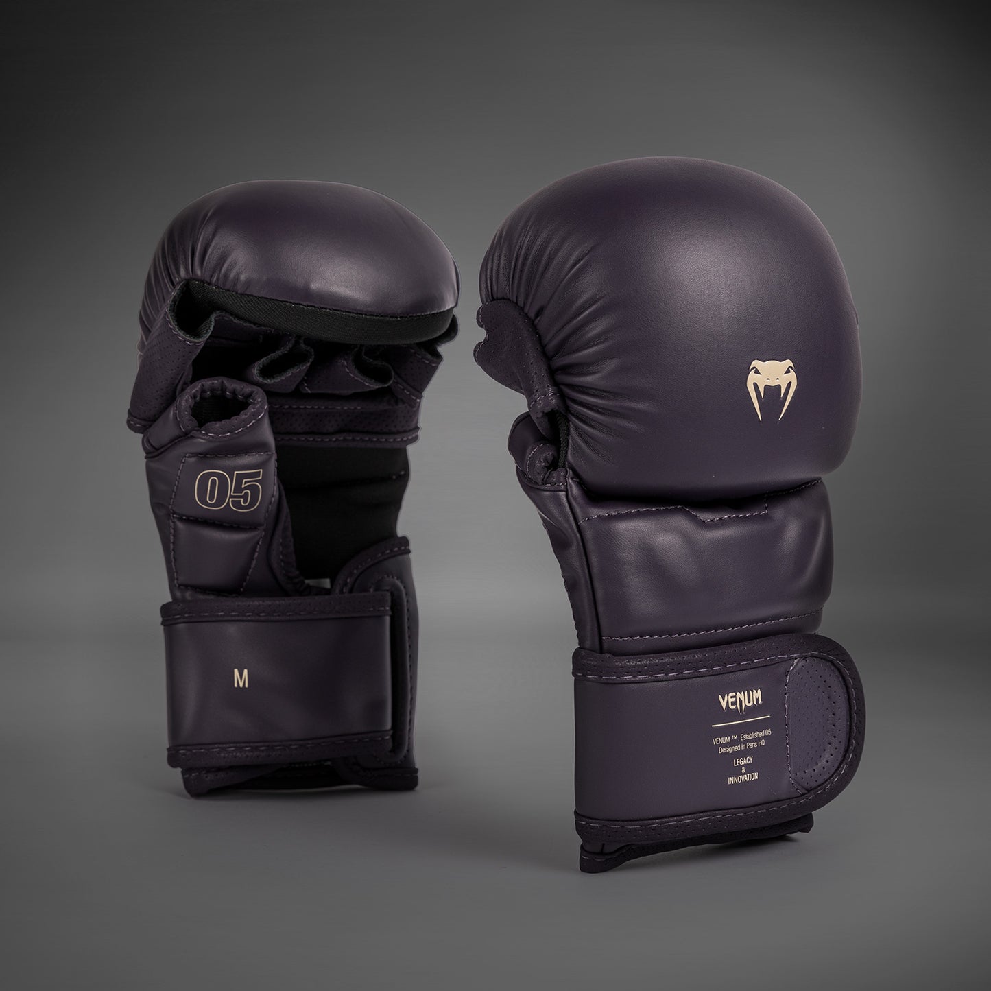Venum Impact Evo MMA 스파링 글러브 – 다크 퍼플
