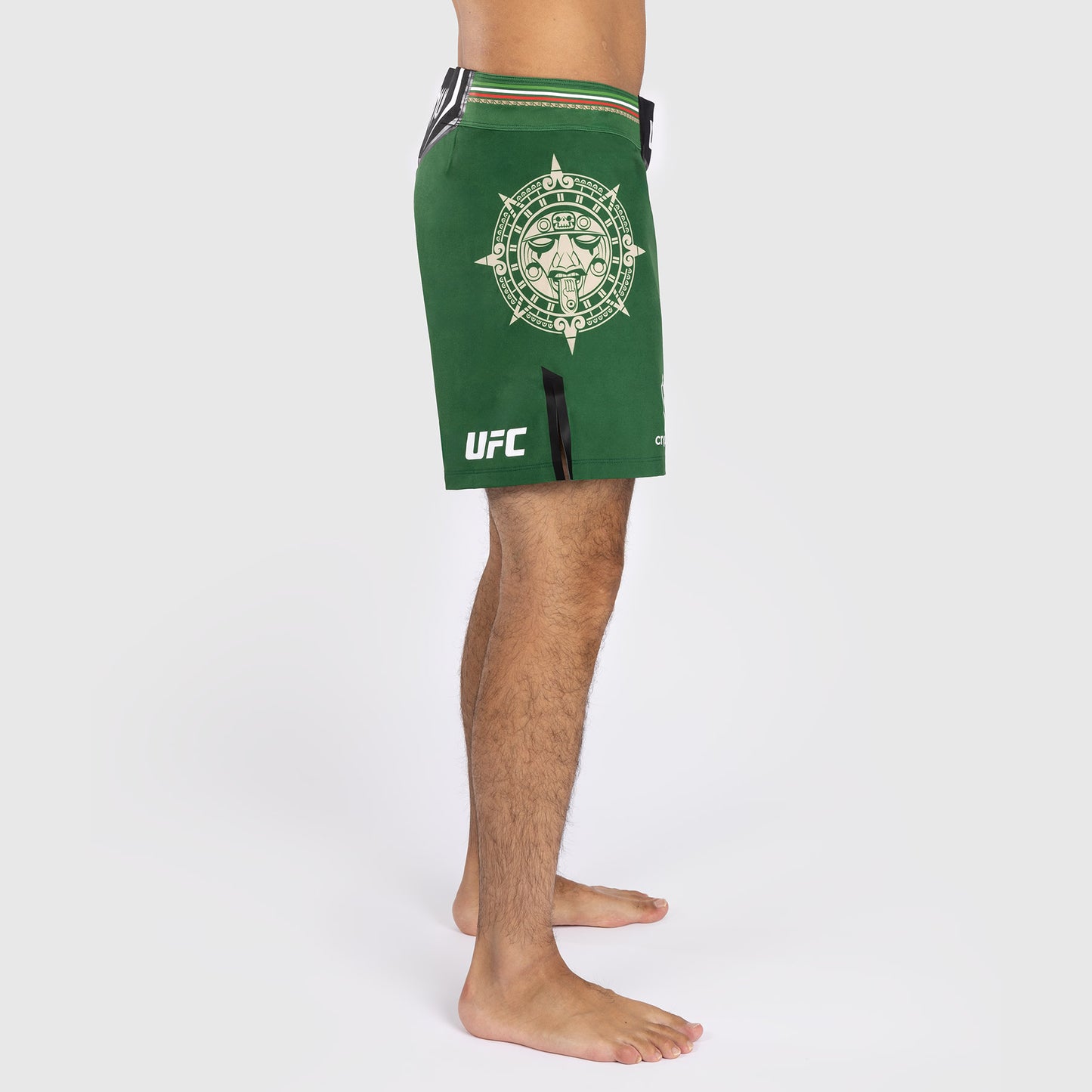 Noche UFC by Venum Authentic Fight Night 남성용 파이트 쇼츠 – 숏 핏 – 그린