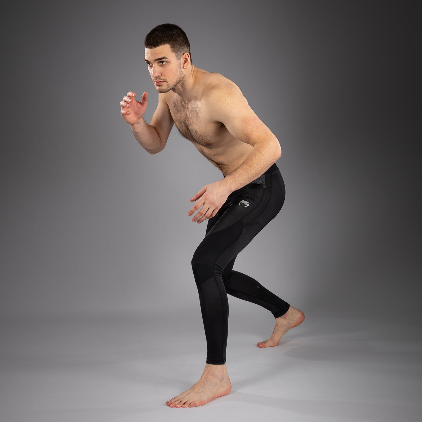 Venum G-Fit Scales 스패츠 – 블랙/차콜 그레이