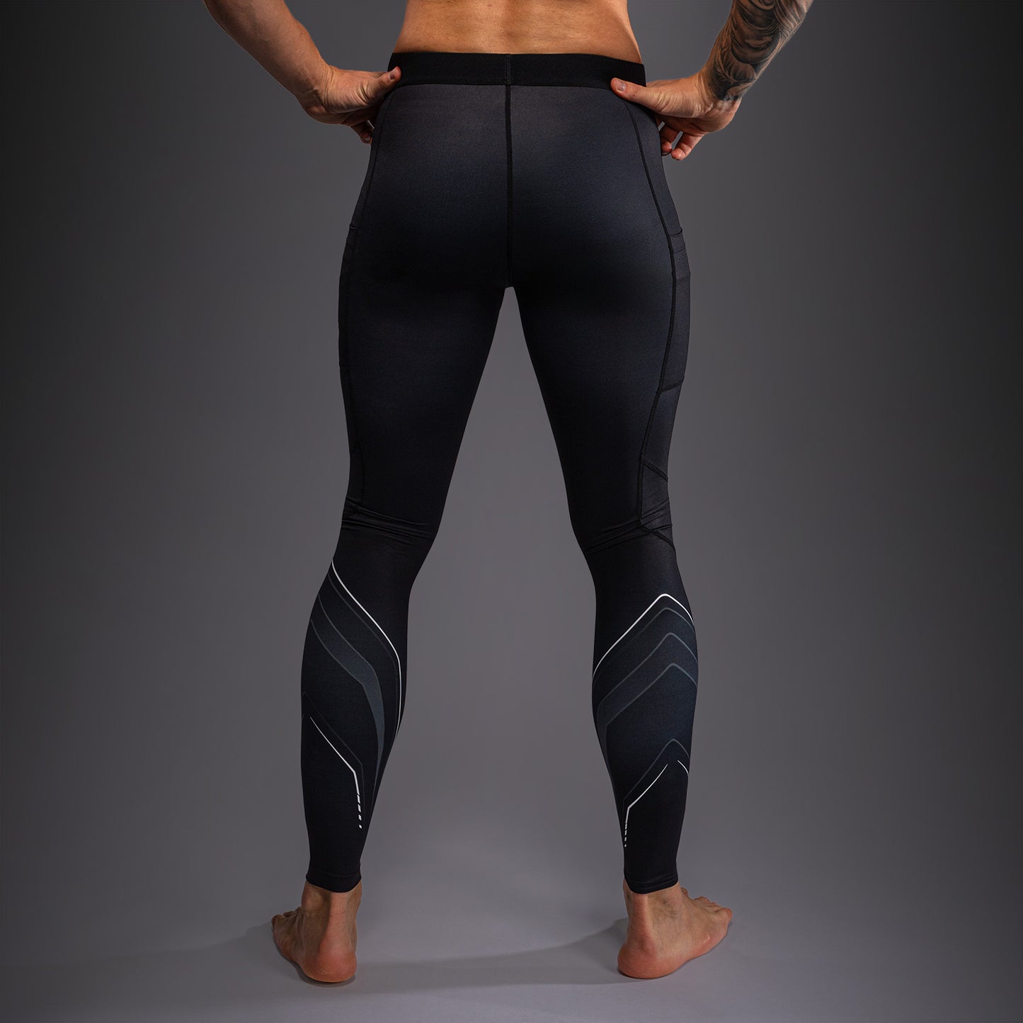 Venum Streamline 스패츠 블랙/화이트