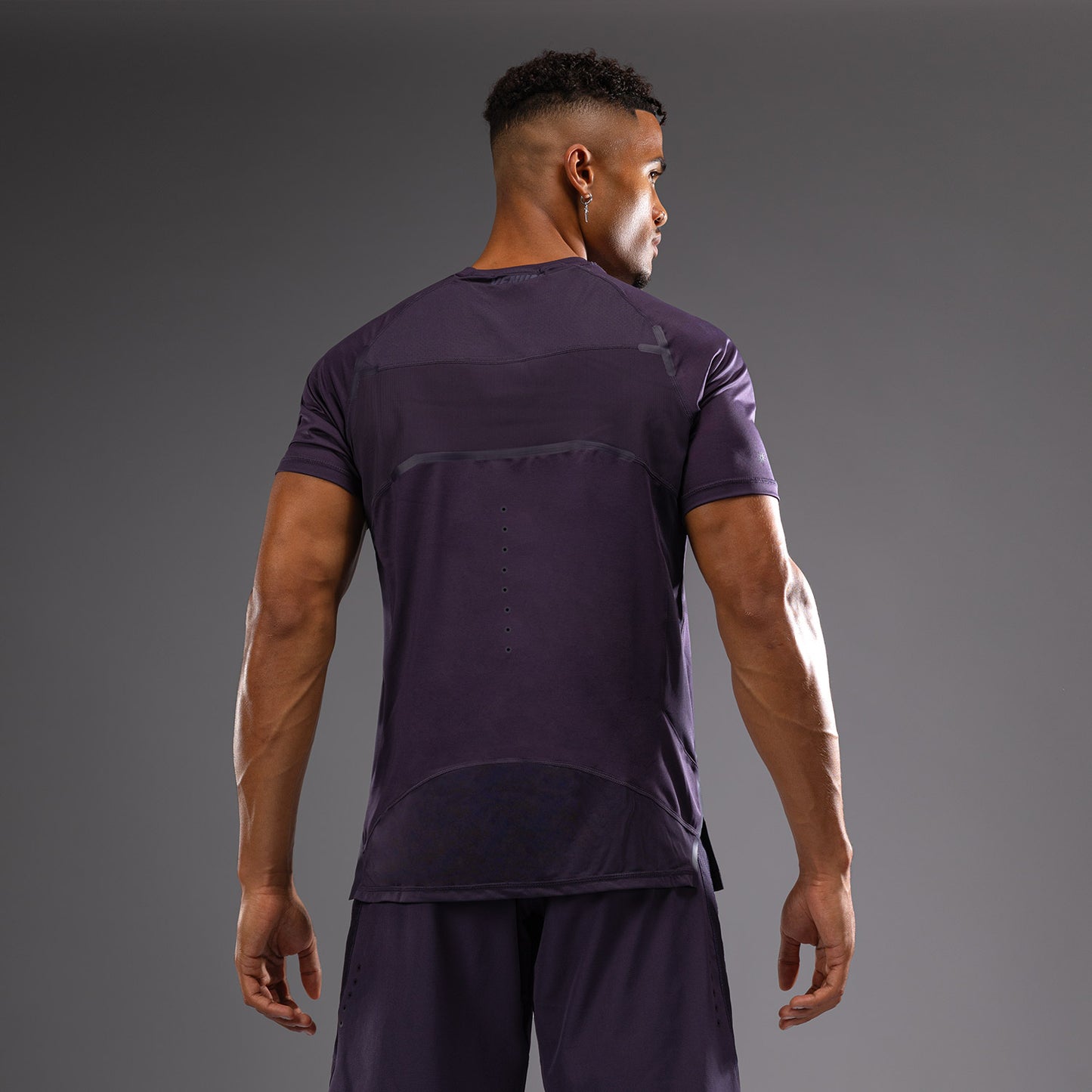 Venum G-Fit Air 남성용 드라이 테크 티셔츠 – 다크 퍼플