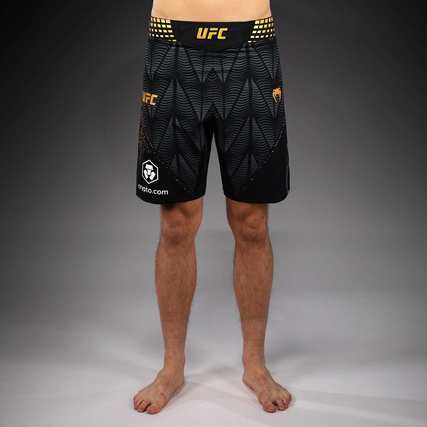 남성용 UFC Zenith by Venum Champion 오센틱 파이트 나이트 롱 핏 파이트 쇼츠