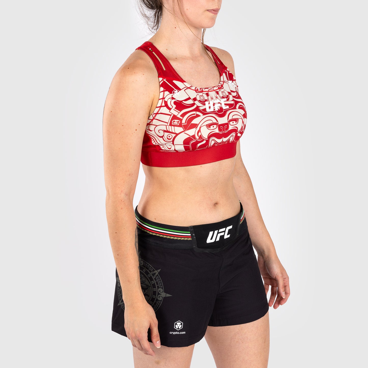 Noche UFC by Venum 여성용 스포츠 브라 – 레드