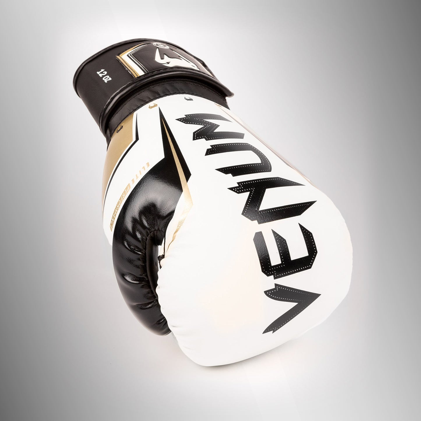 Venum Elite Evo 복싱 글러브 – 화이트/골드