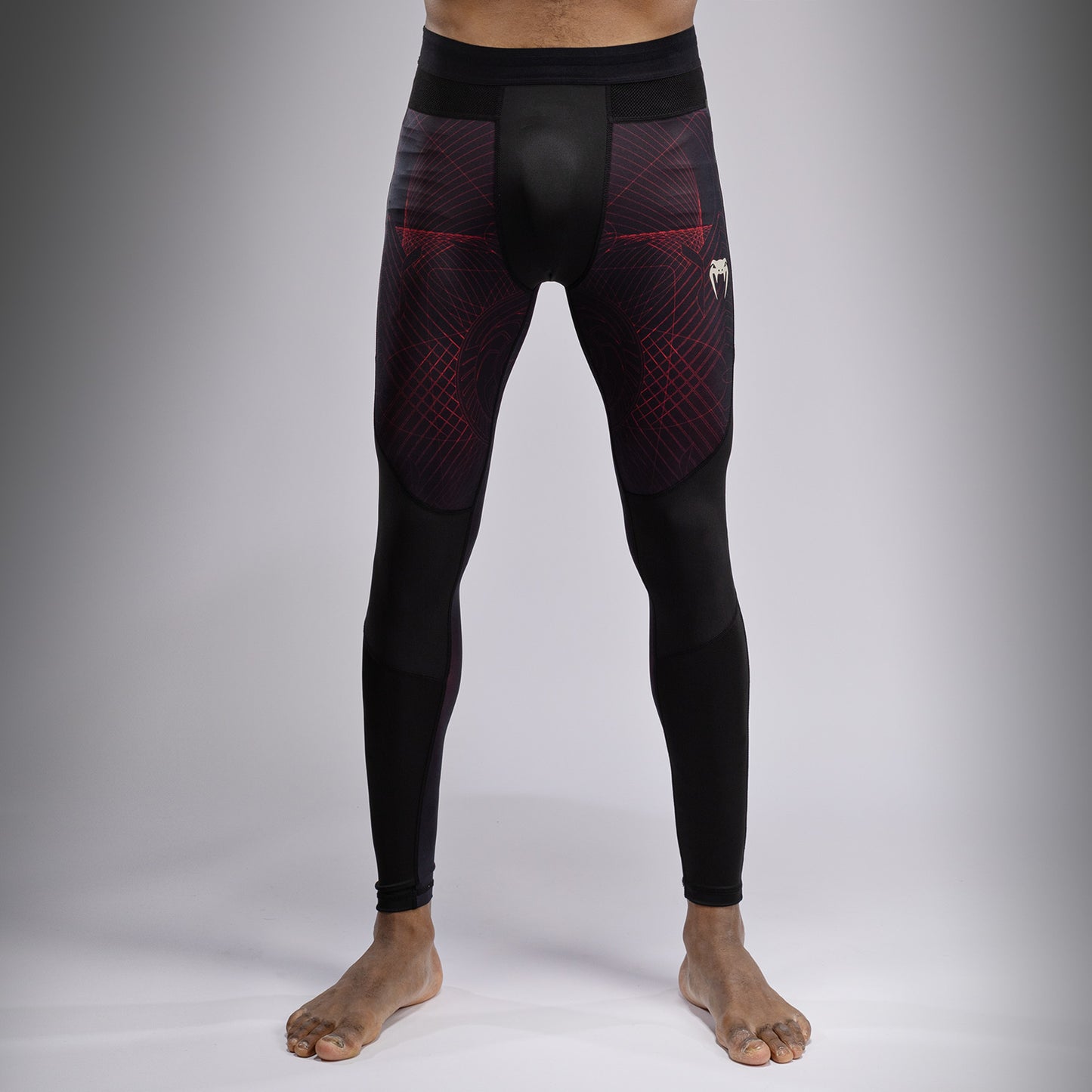 Venum G-Fit Air 남성용 스패츠 – 딥 블랙/파이어 레드