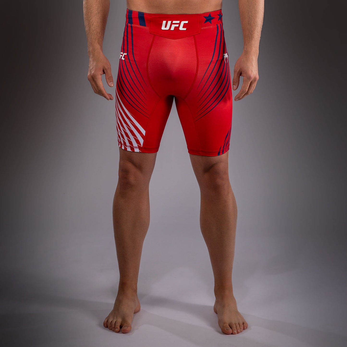 Official UFC Freedom 250 by Venum 남성용 Authentic Fight Night 발리 투도 쇼츠 - 레드