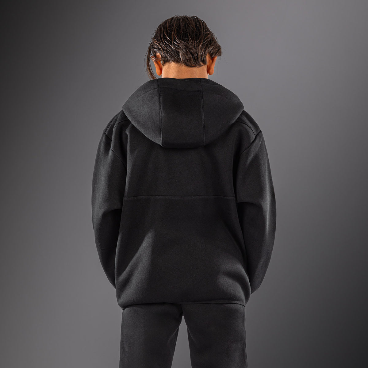 Venum Attack Fleece & Weave 키즈 트랙 재킷 - 블랙