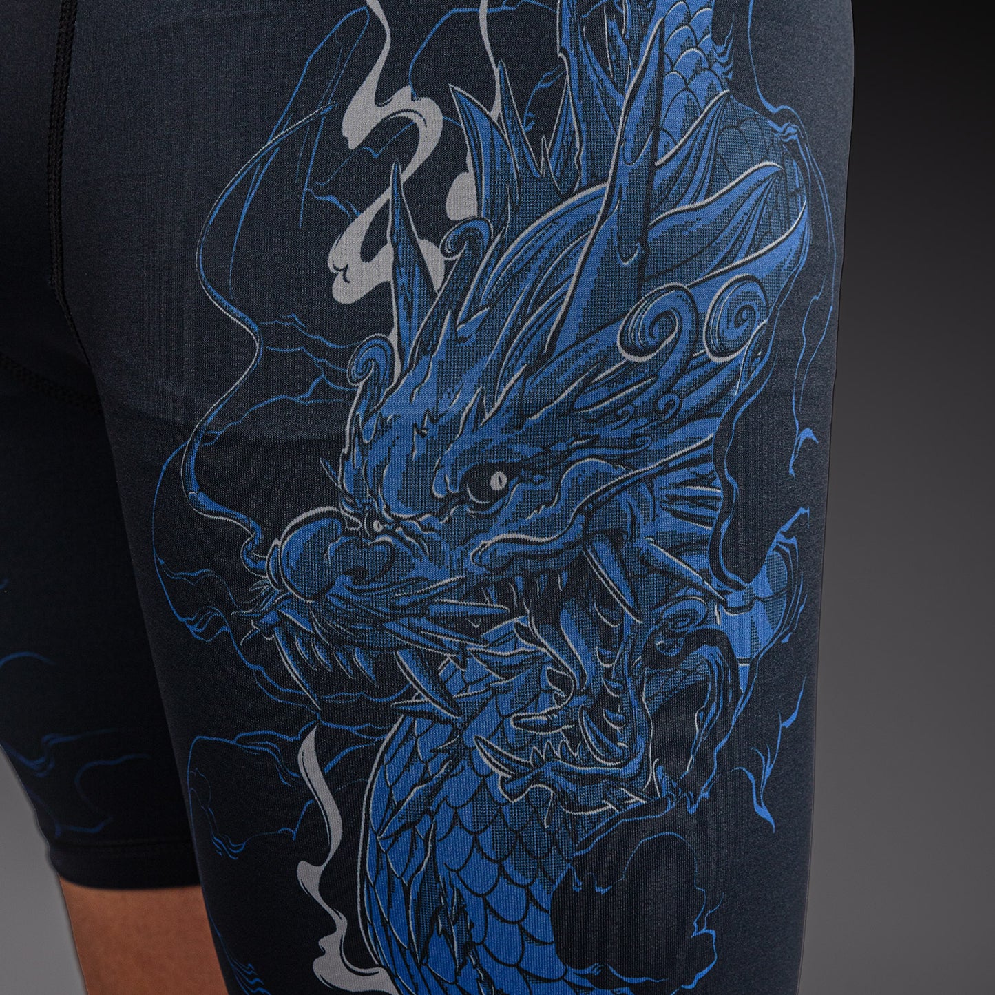 Venum Thunder Dragon 발리 투도 쇼츠 – 블랙/로열 블루