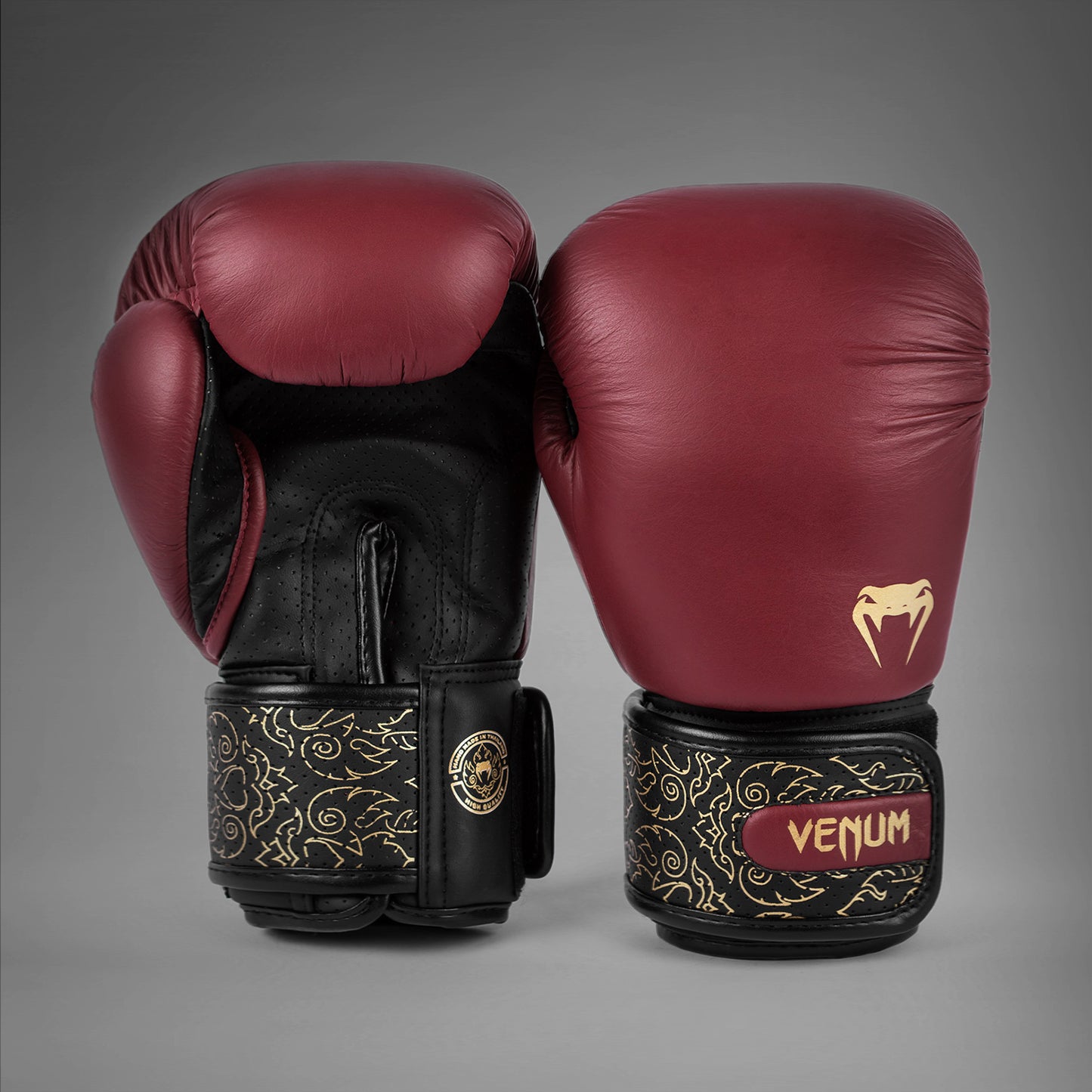Venum Power 2.0 복싱 글러브 – 버건디/블랙