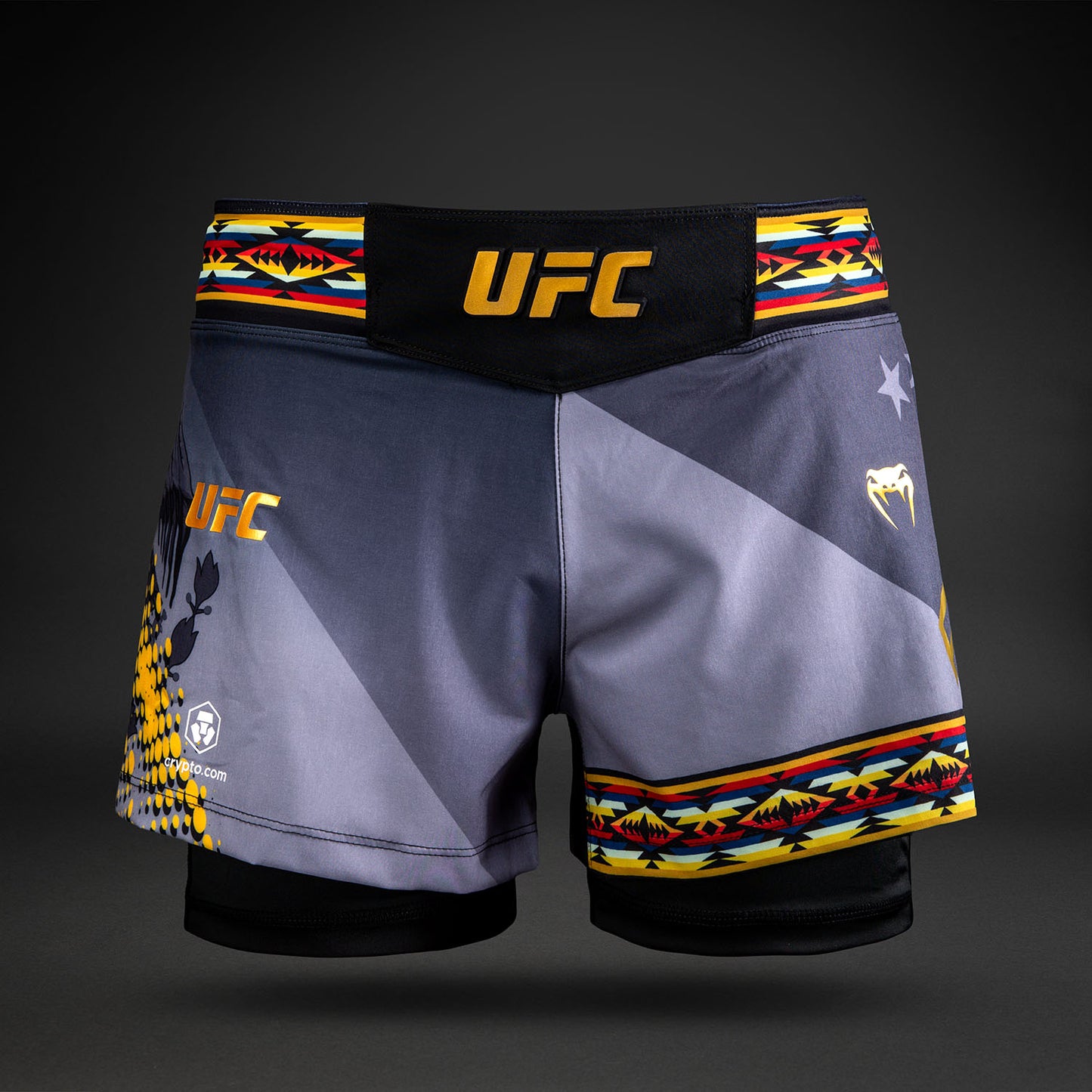 Women’s UFC Unrivaled by Venum 블랙 Julianna Peña 쇼츠핏 파이트 쇼츠
