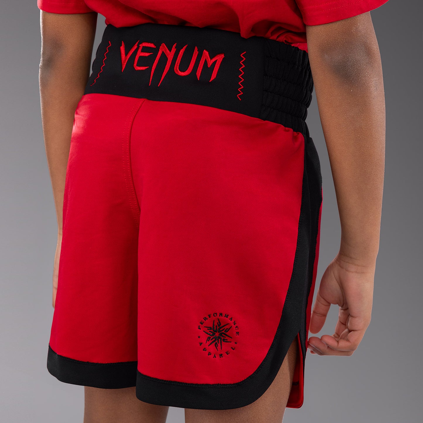 Venum Classic 키즈용 복싱 쇼츠 – 체리 레드