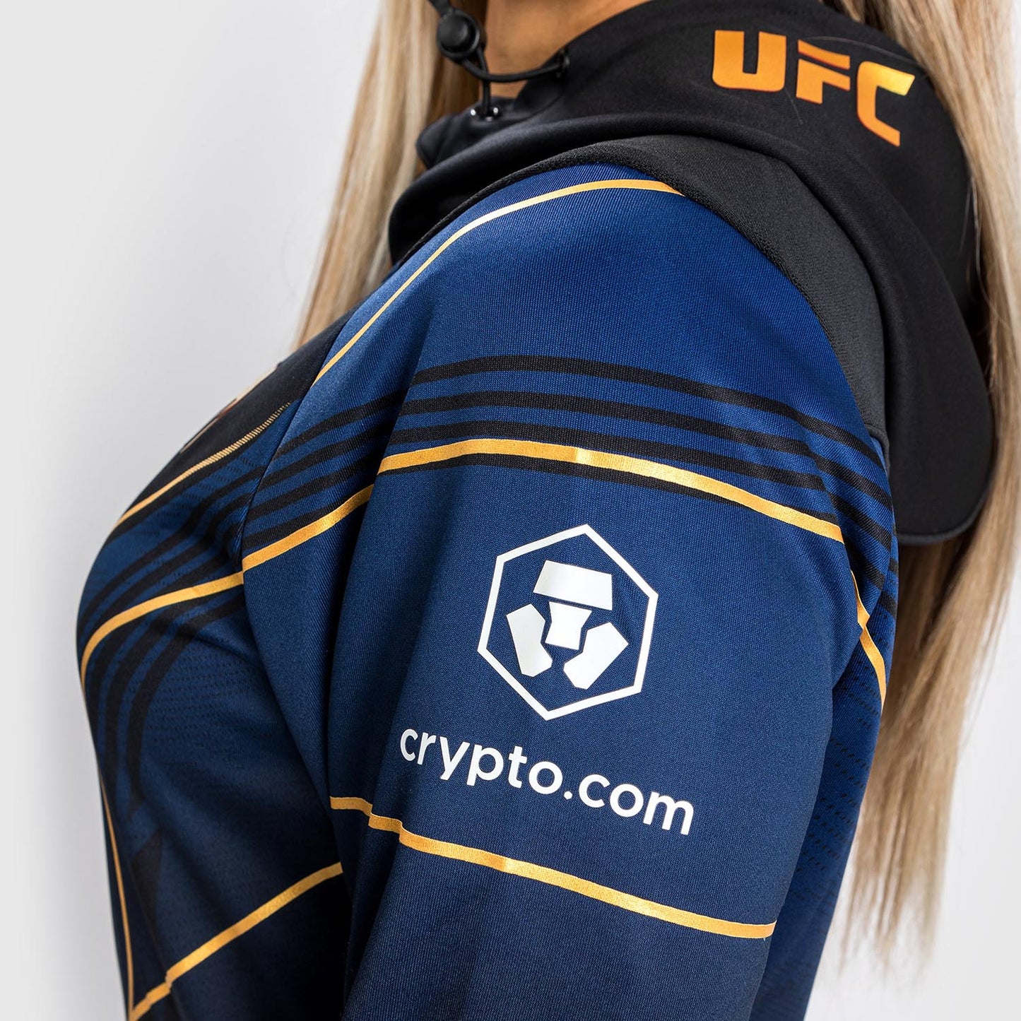 Ufc Authentic Fight Night 2.0 Kit By Venum 여성용 워크아웃 후디 – 미드나잇 에디션 – 챔피언
