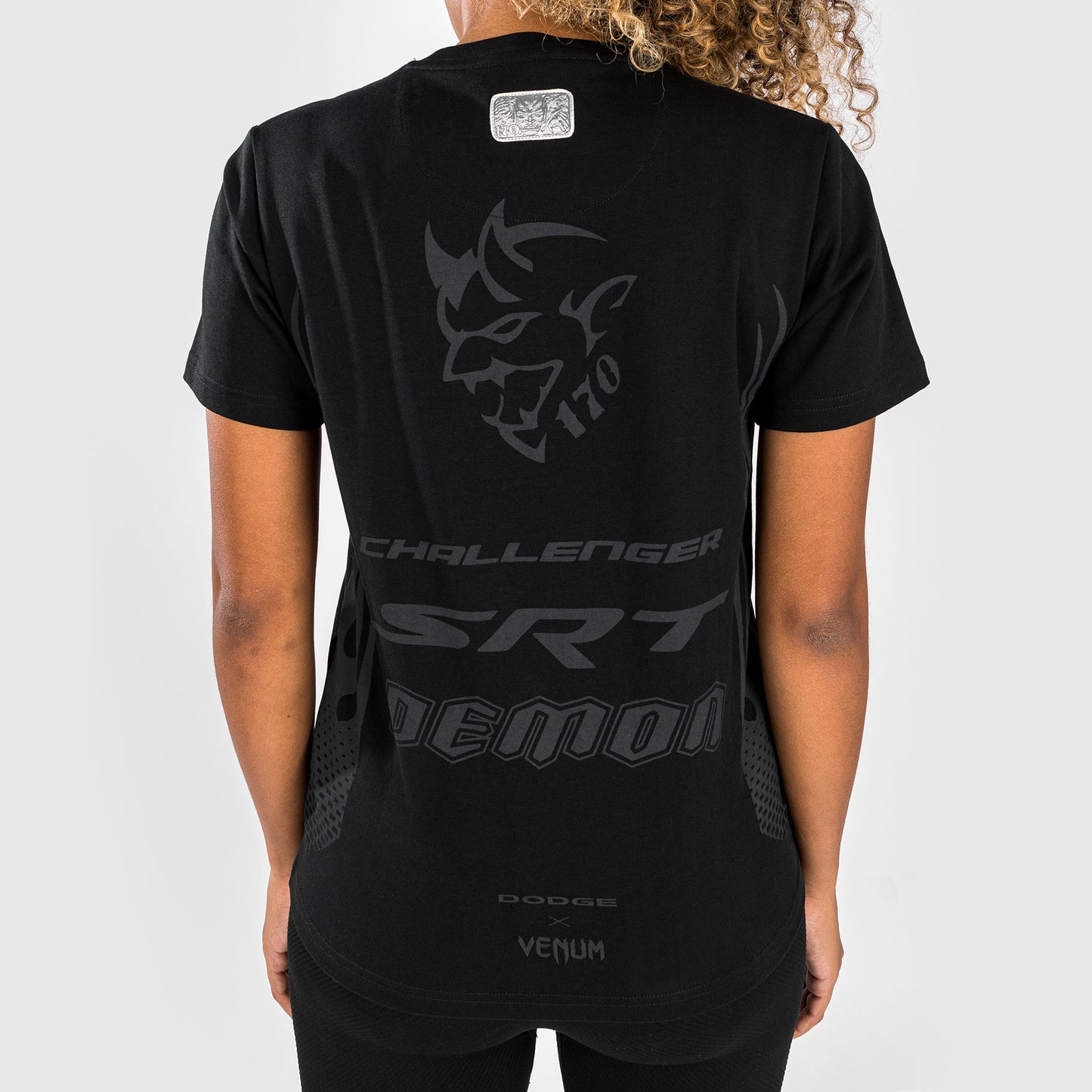 Venum x Dodge Demon 170 여성용 티셔츠 – 블랙